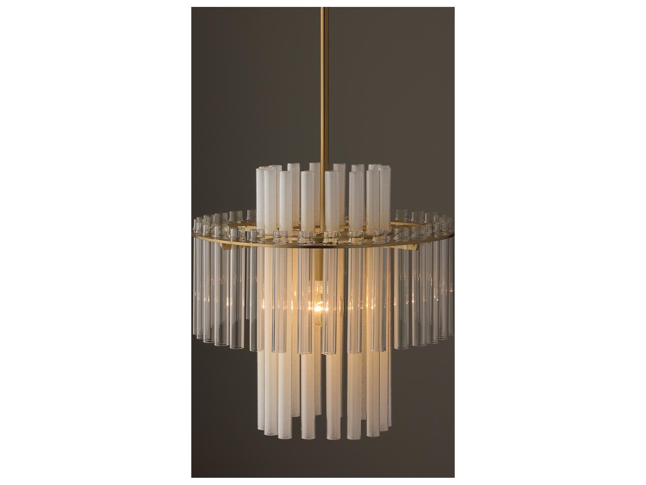 Capital Lighting Blair 1-light Aged Brass Round Pendant