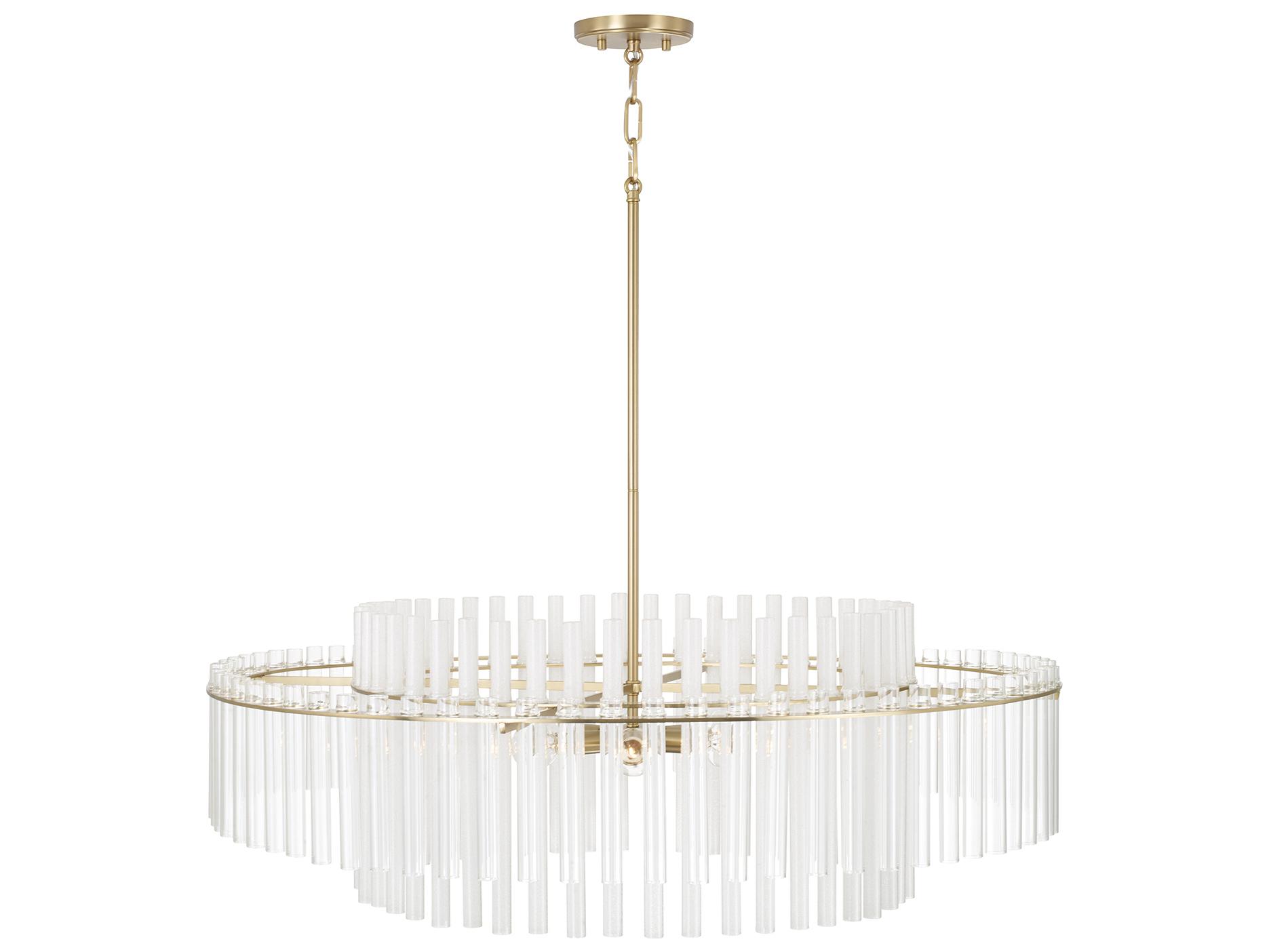 Capital Lighting Blair 6-light Aged Brass Pendant