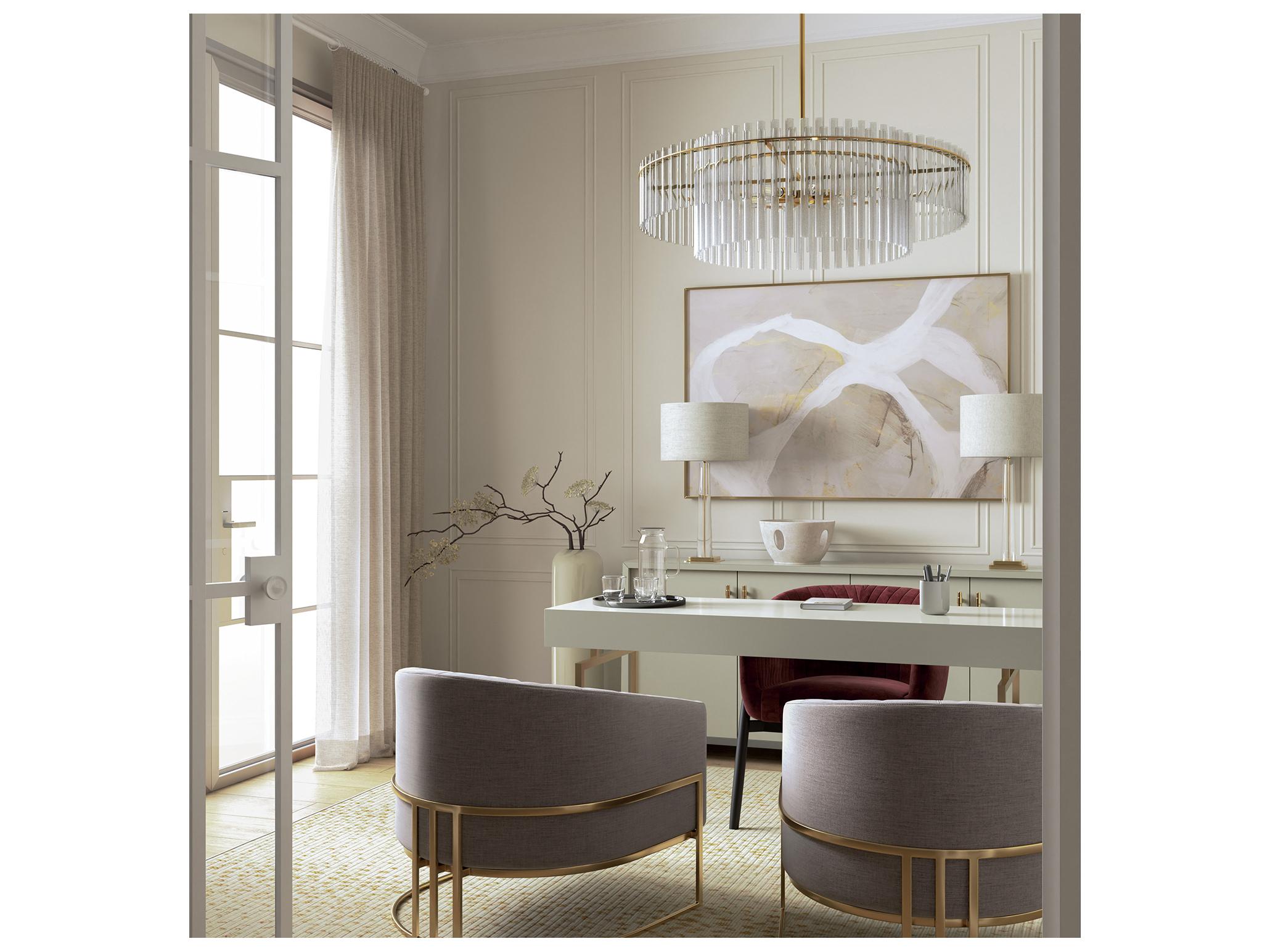 Capital Lighting Blair 6-light Aged Brass Pendant