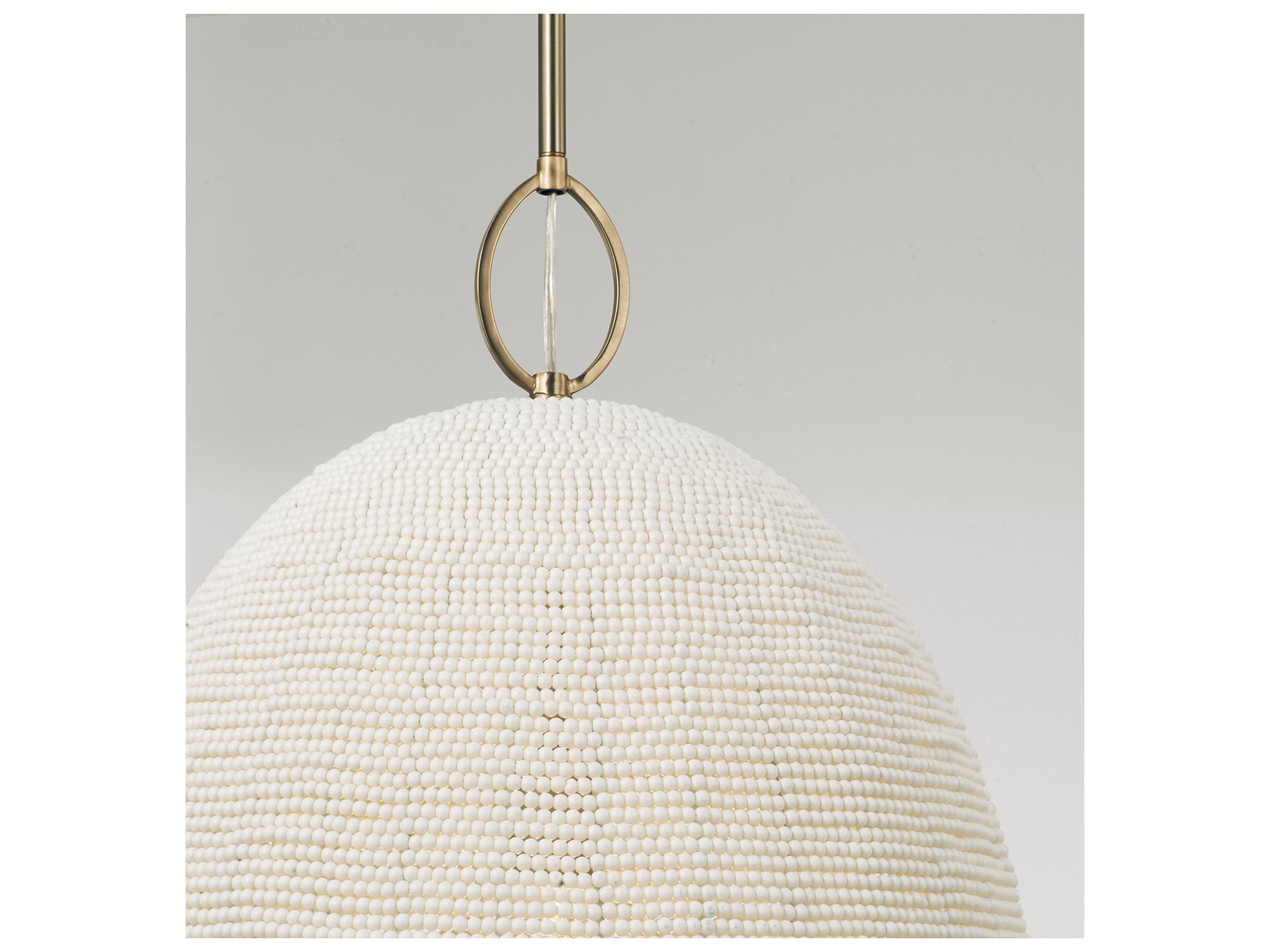 Capital Lighting Natalia 1-light Aged Brass Pendant