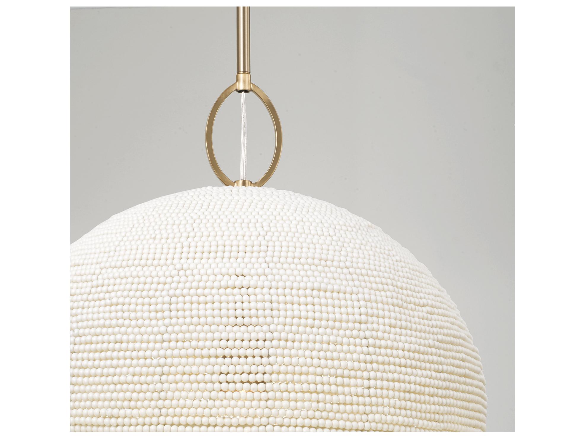 Capital Lighting Natalia 1-light Aged Brass Pendant