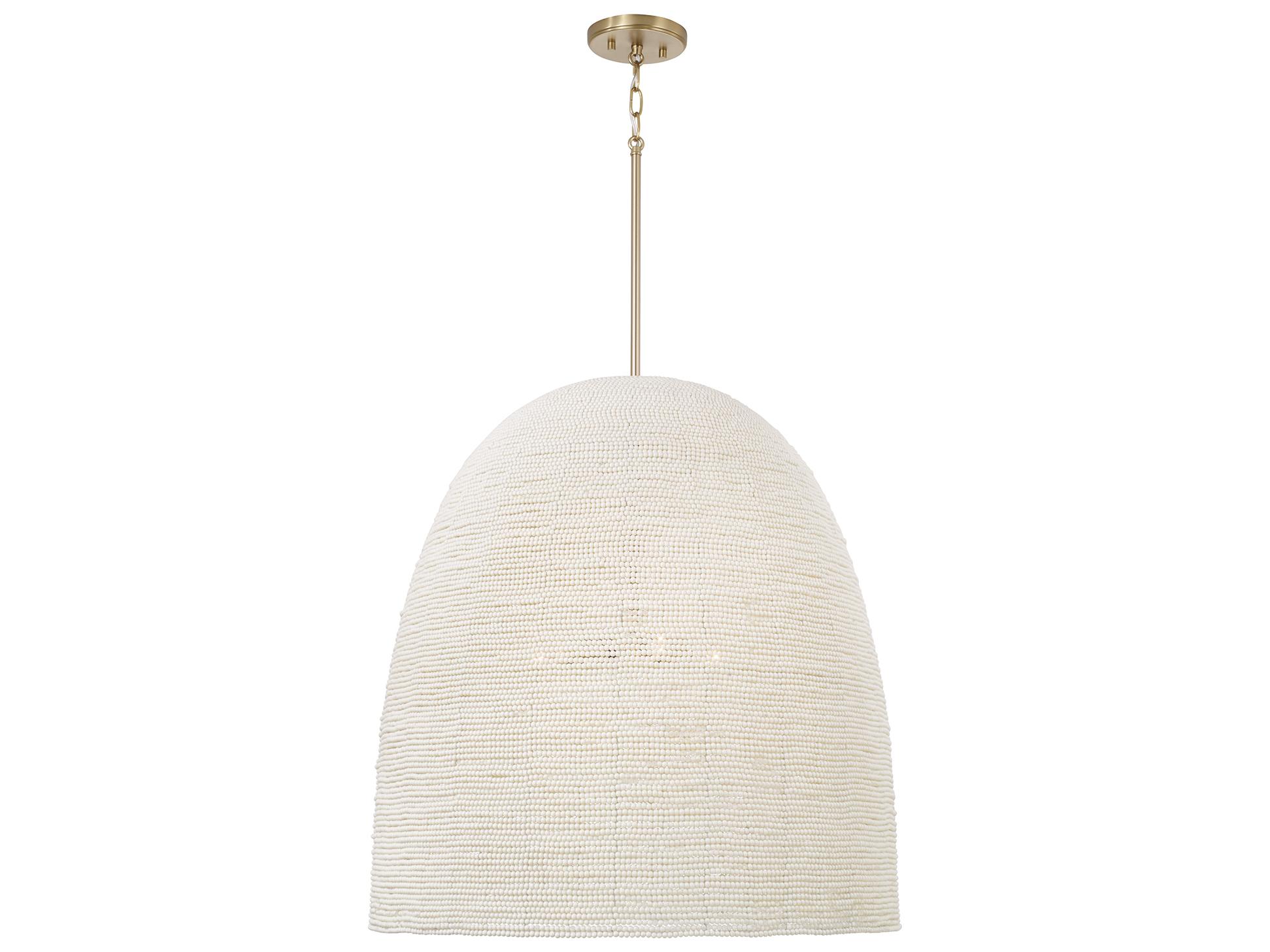Capital Lighting Natalia 3-light Aged Brass Pendant