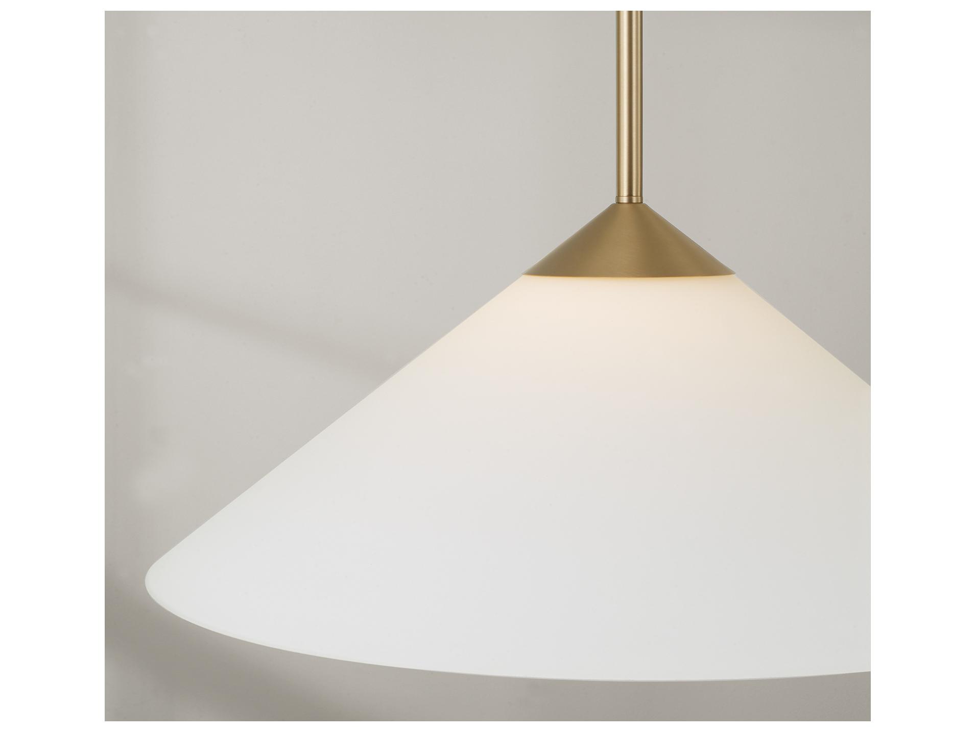 Capital Lighting Gatsby 1-light Matte Brass Pendant