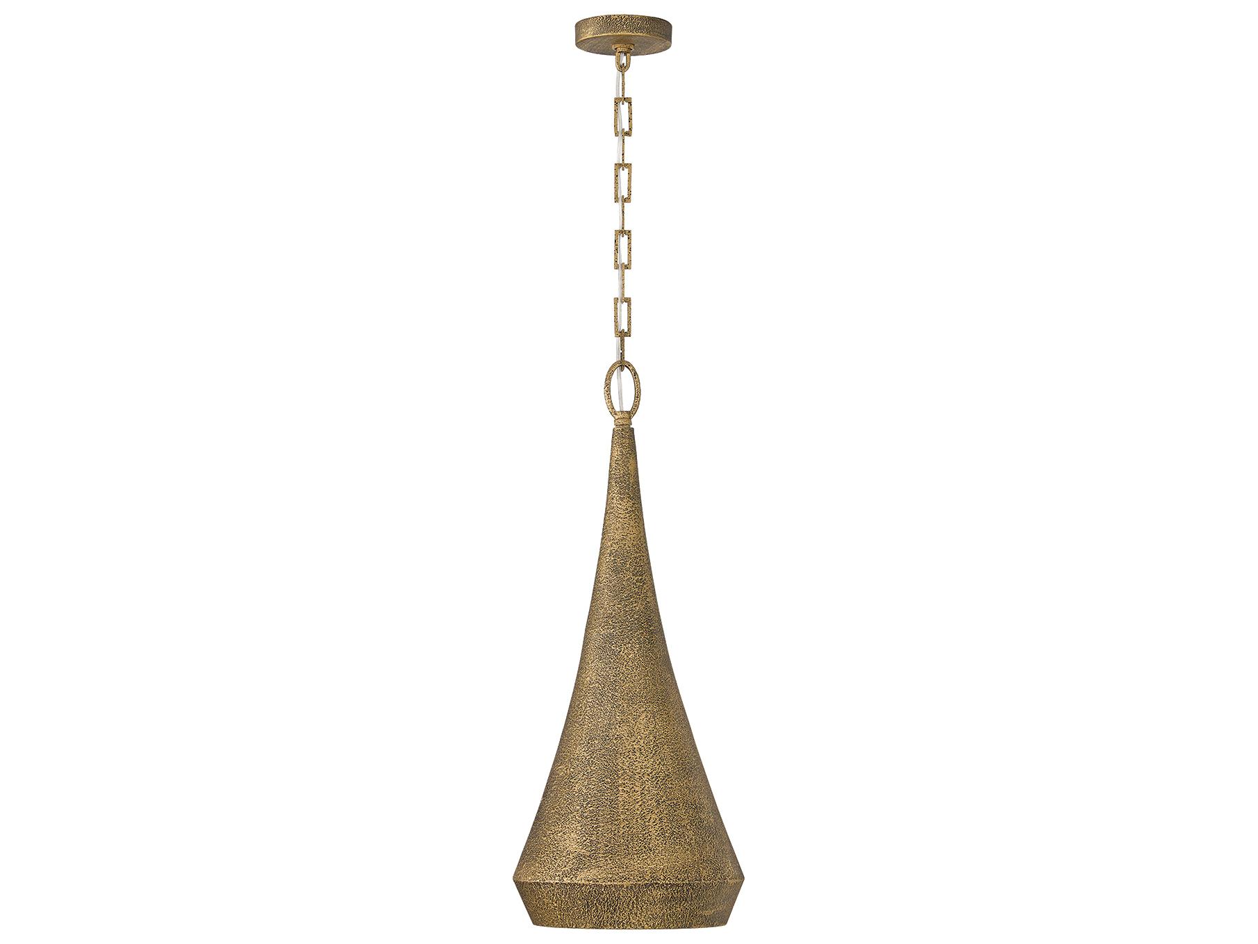 Capital Lighting Savari 1-light Artisan Gold Mini Pendant