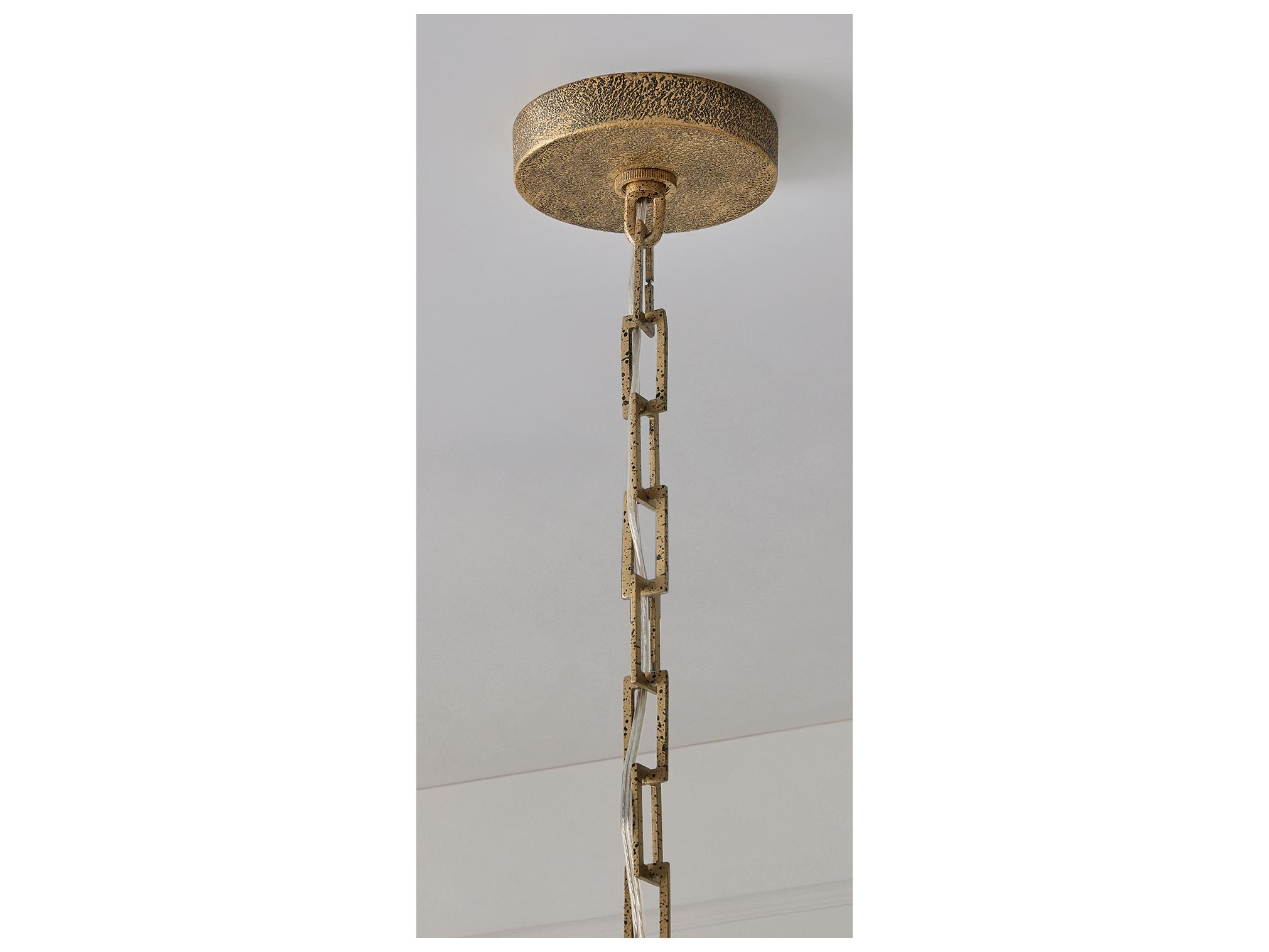 Capital Lighting Savari 1-light Artisan Gold Dome Pendant