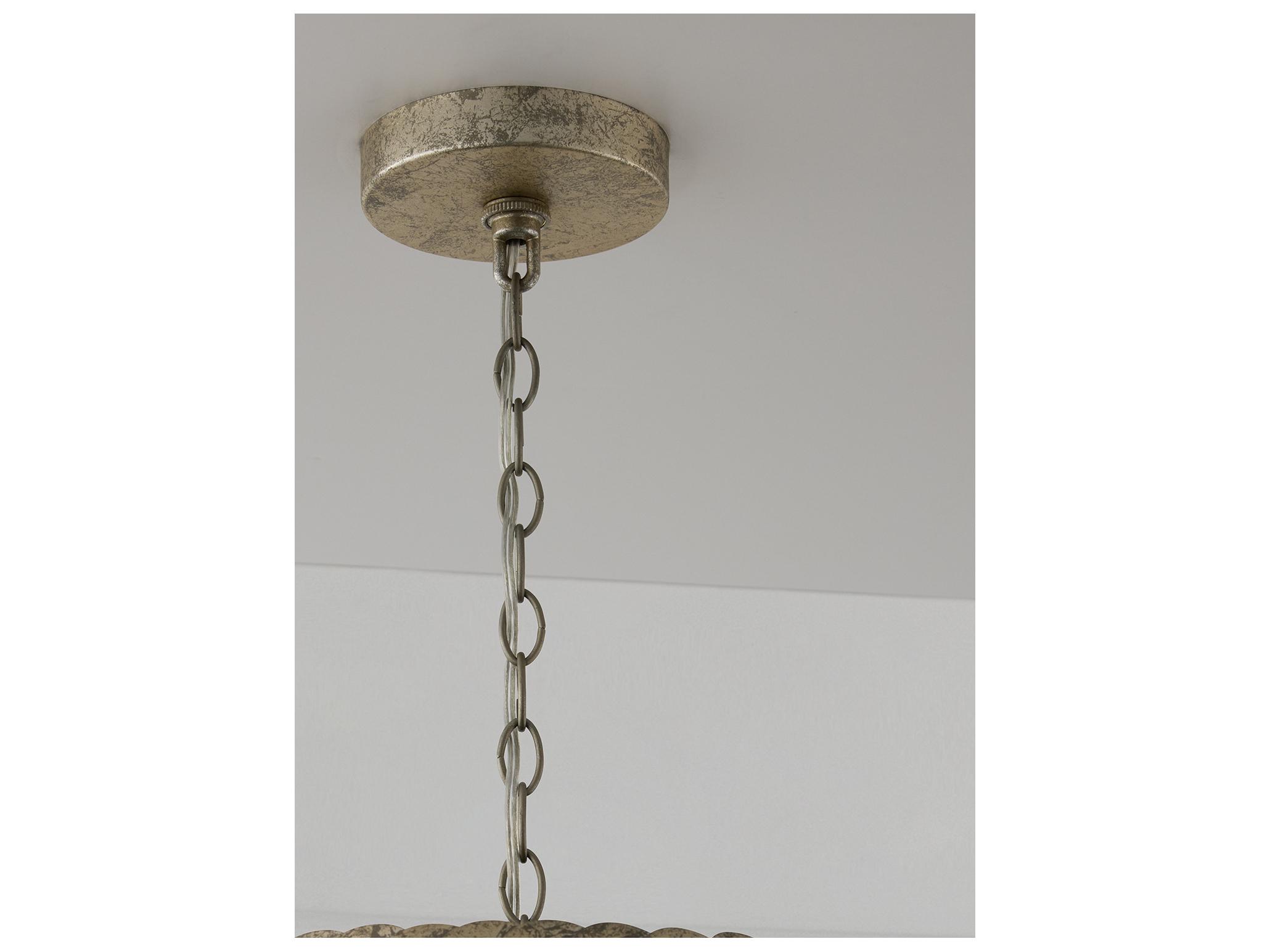Capital Lighting Delphine 1-light Grecian Luster Brass Round Mini Pendant