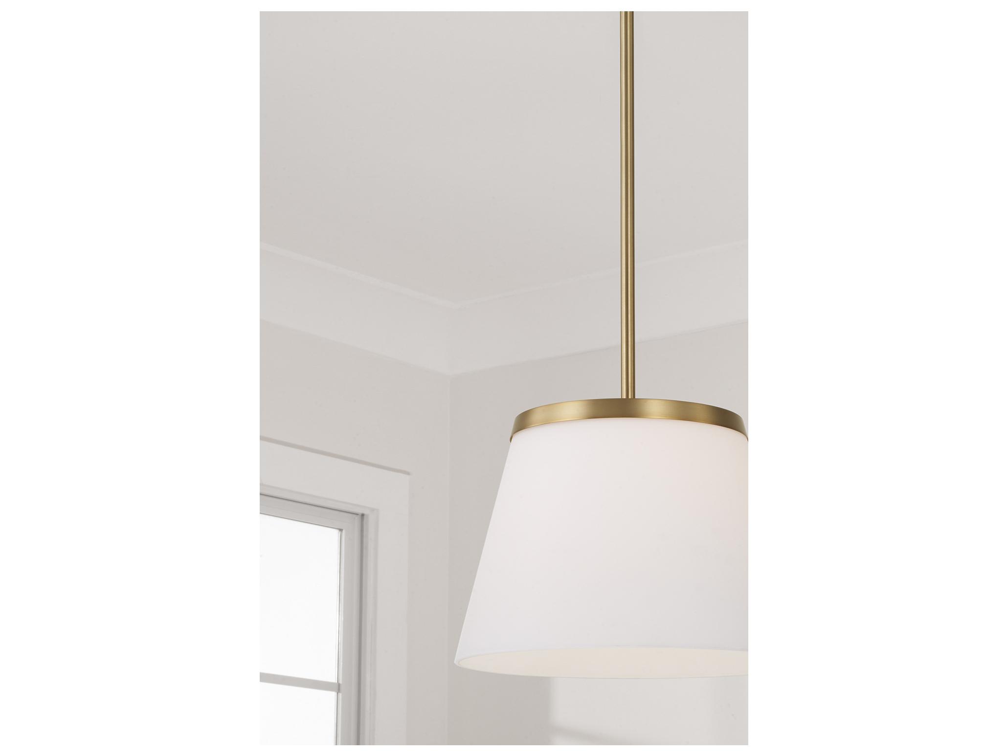 Capital Lighting Drake 1-light Aged Brass Round Pendant