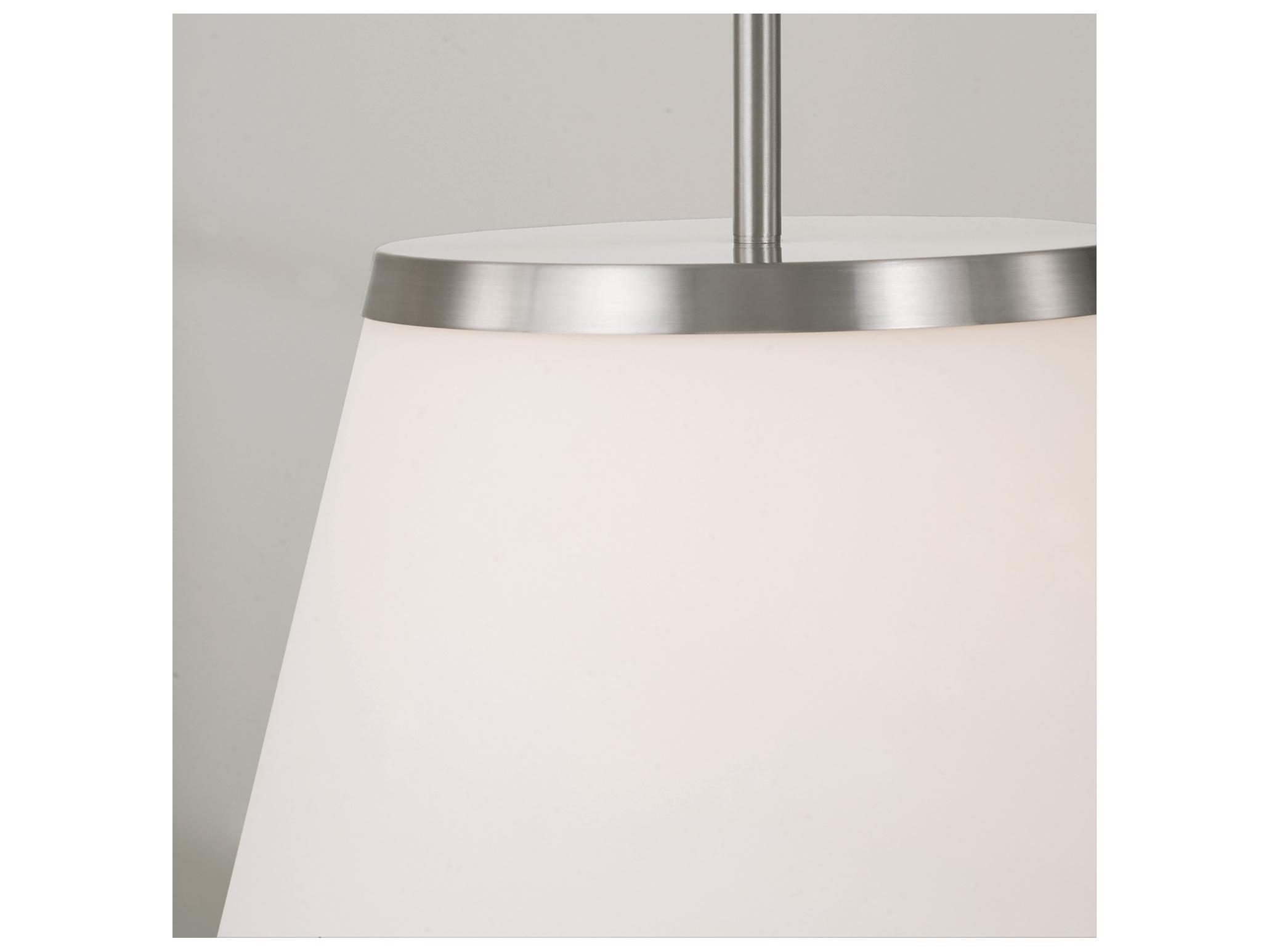Capital Lighting Drake 1-light Brushed Nickel Round Pendant