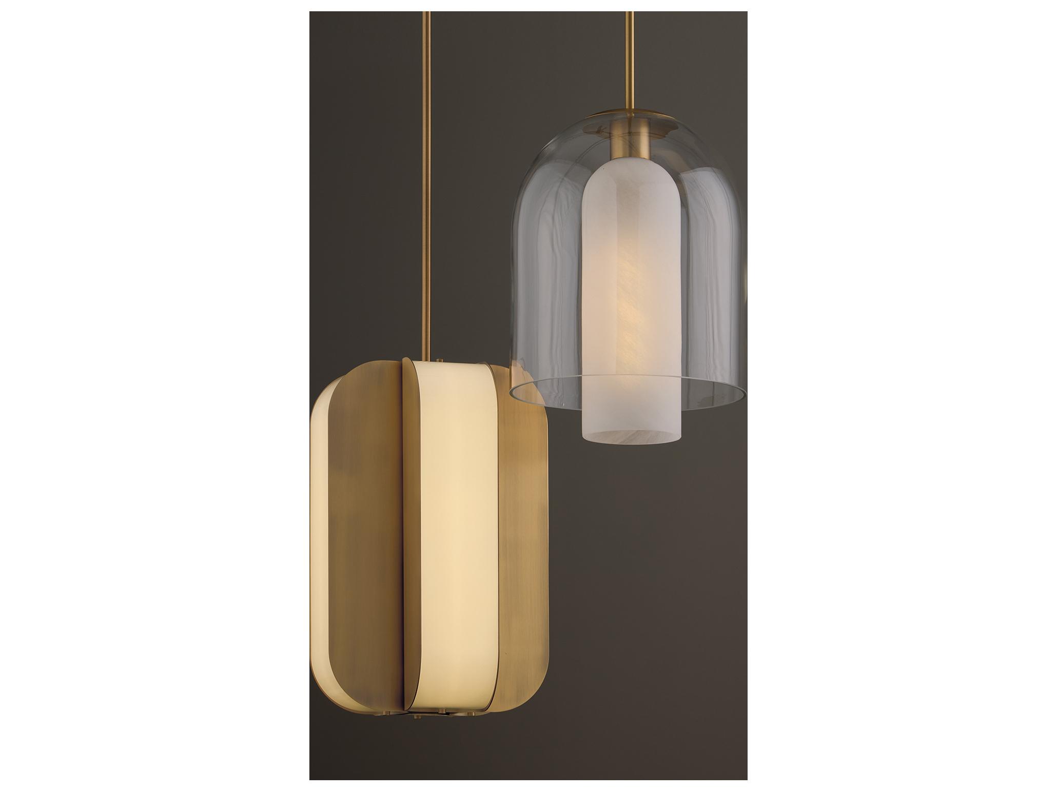 Capital Lighting Marcell 4-light Aged Brass Geometric Mini Pendant