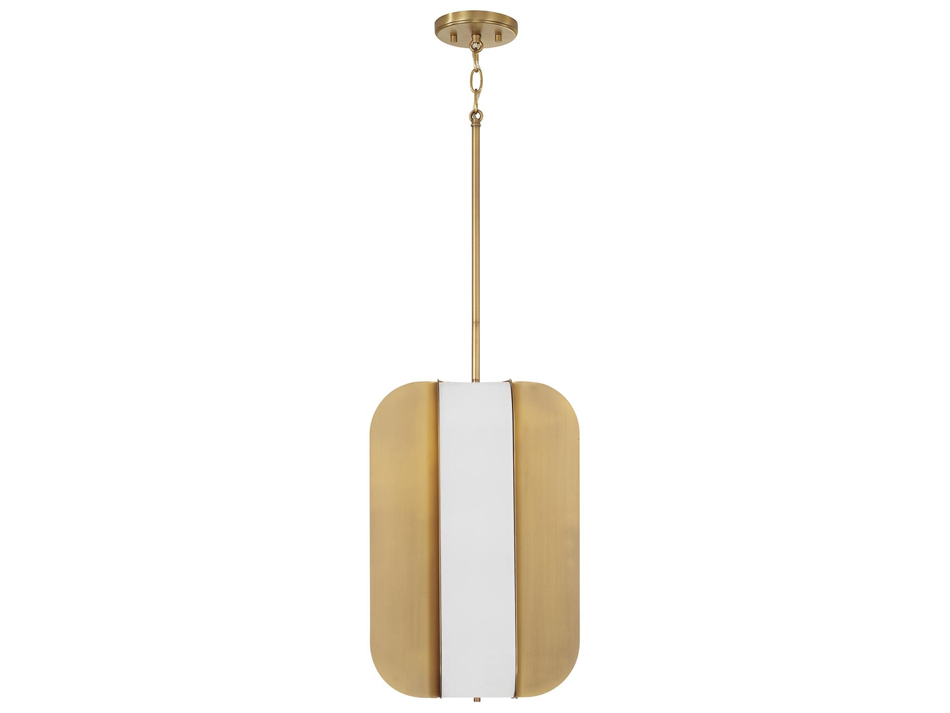 Capital Lighting Marcell 4-light Aged Brass Geometric Mini Pendant
