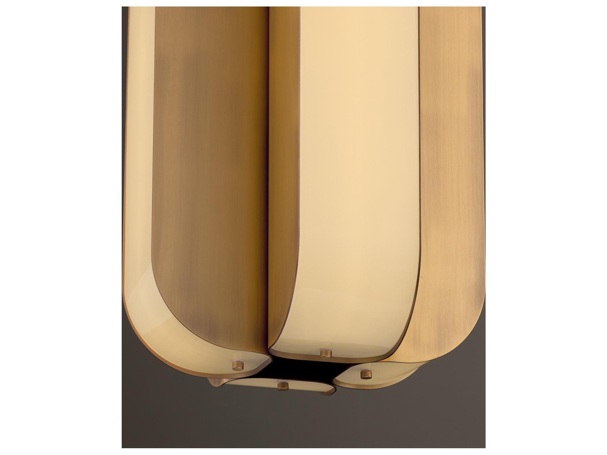 Capital Lighting Marcell 4-light Aged Brass Geometric Mini Pendant