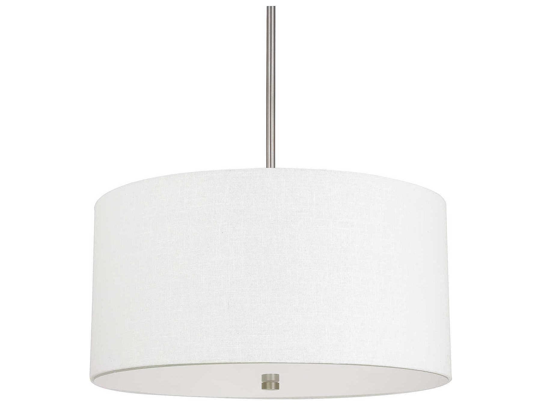 Capital Lighting Loft 4-Light Matte Nickel Drum Pendant