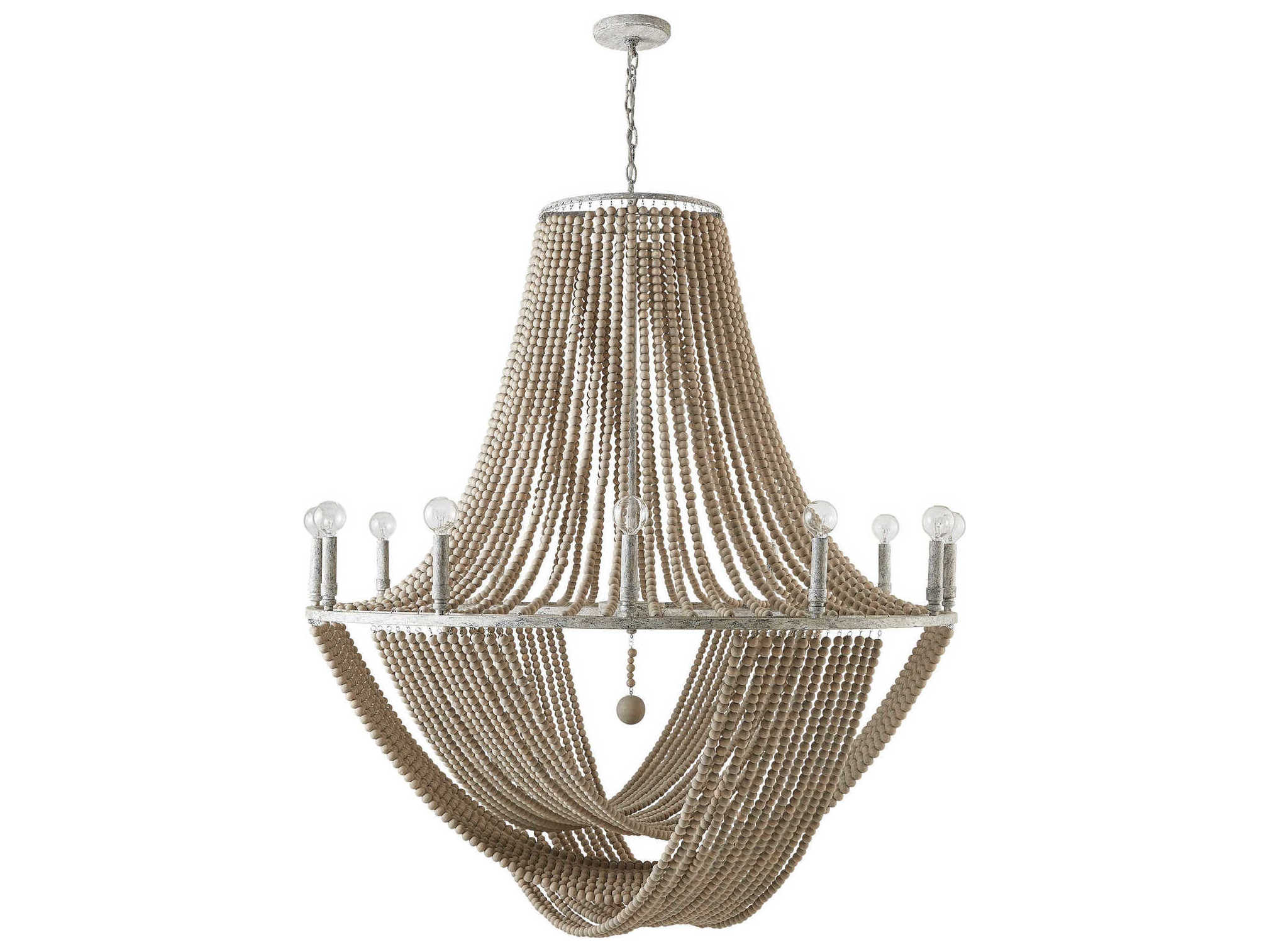 Capital Lighting Kayla 12-Light Mystic Sand Brown Empire Chandelier