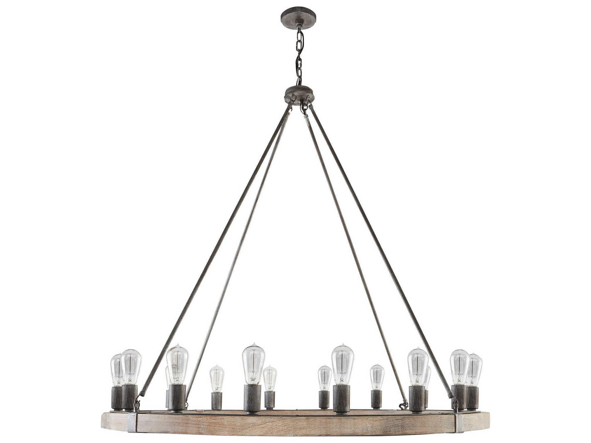 Capital Lighting 16-Light6-Light Urban Wash Gray Chandelier