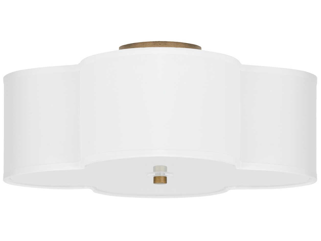 Capital Lighting Quinn 4-Light Brushed Gold Semi Flush Mount