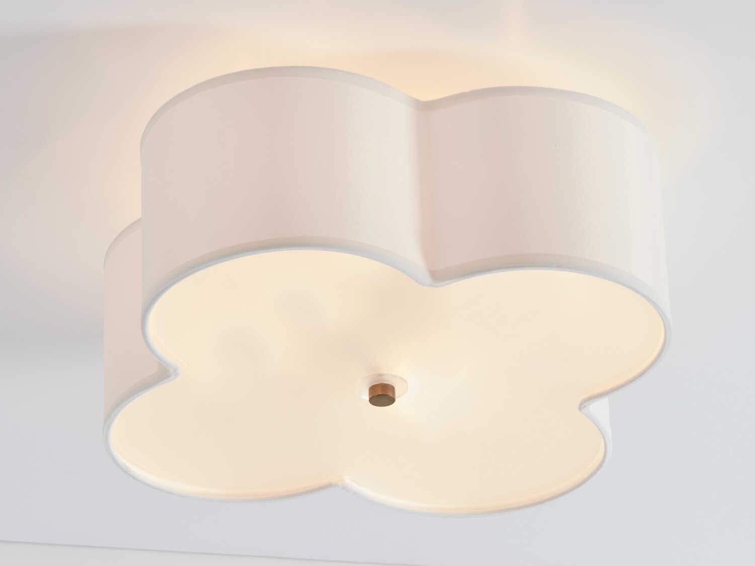 Capital Lighting Quinn 4-Light Brushed Gold Semi Flush Mount