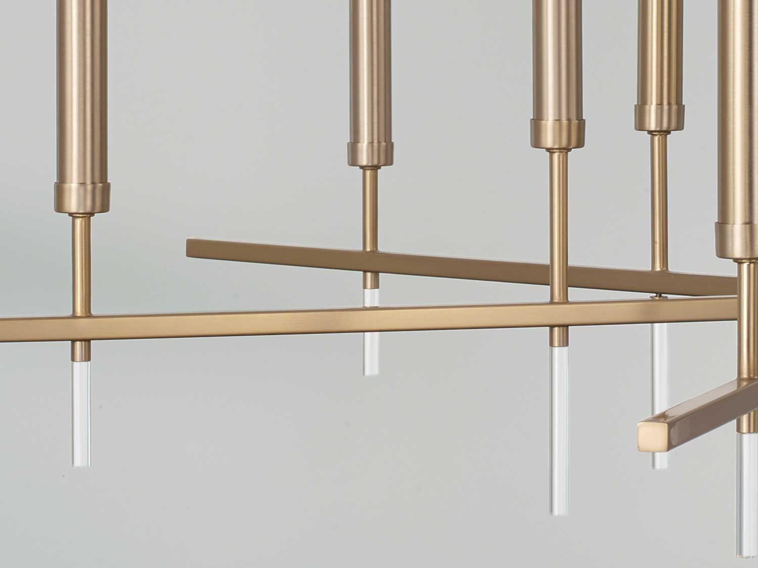 Capital Lighting Elora 20-Light Matte Brass Candelabra Tiered Chandelier