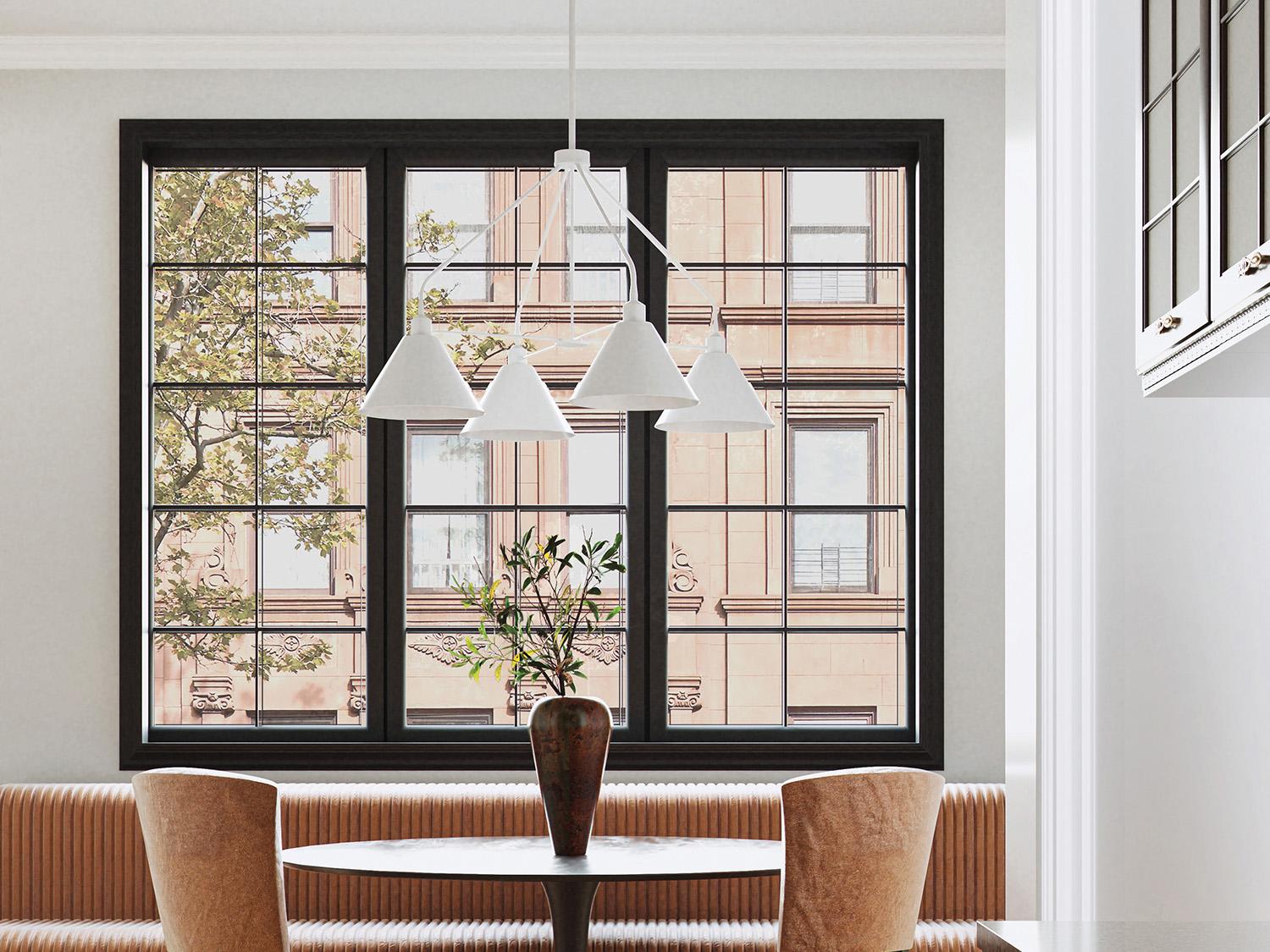 Capital Lighting Alden 4-Light Matte White Chandelier