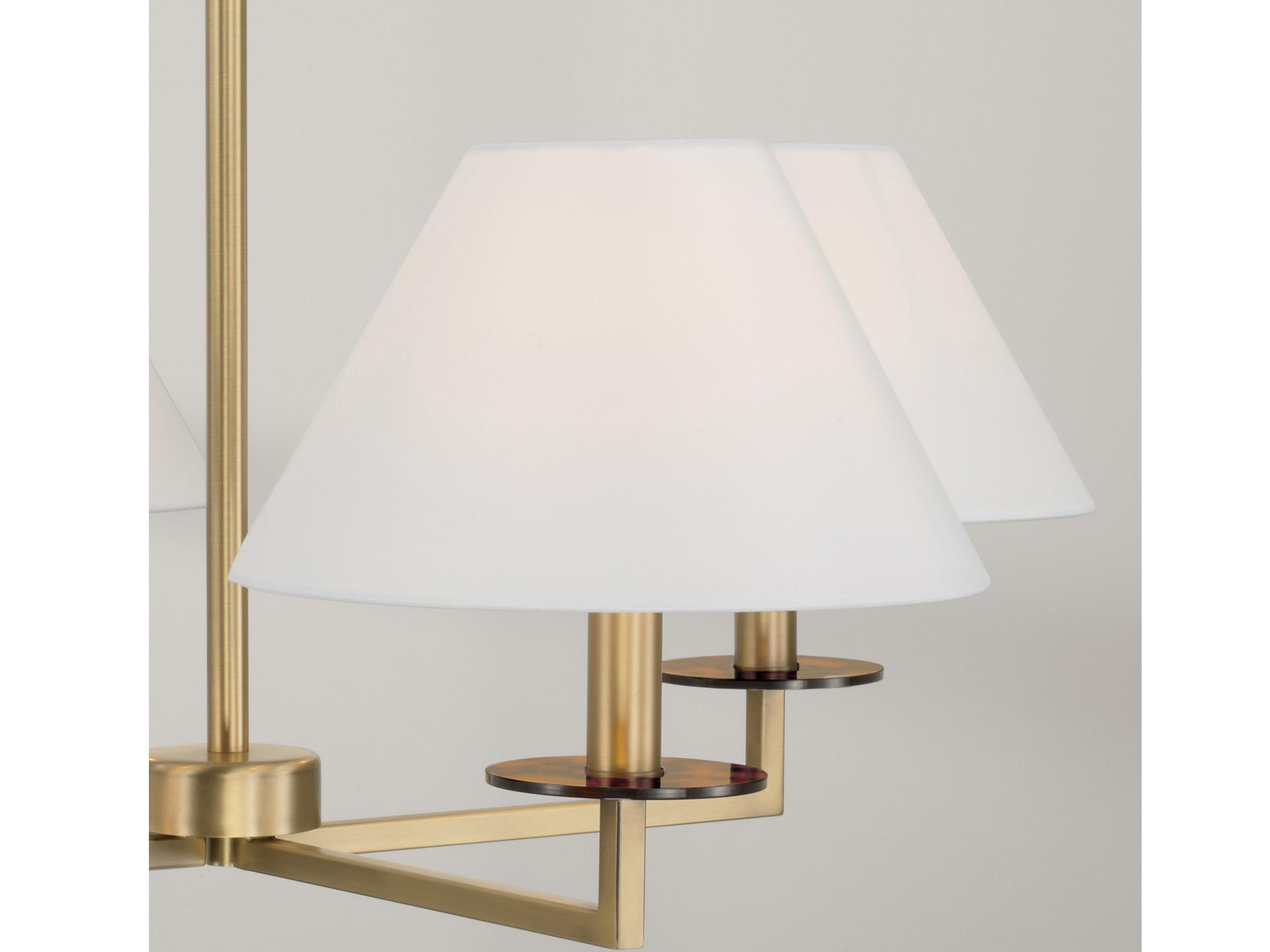 Capital Lighting Gilda 4-Light Aged Brass Chandelier