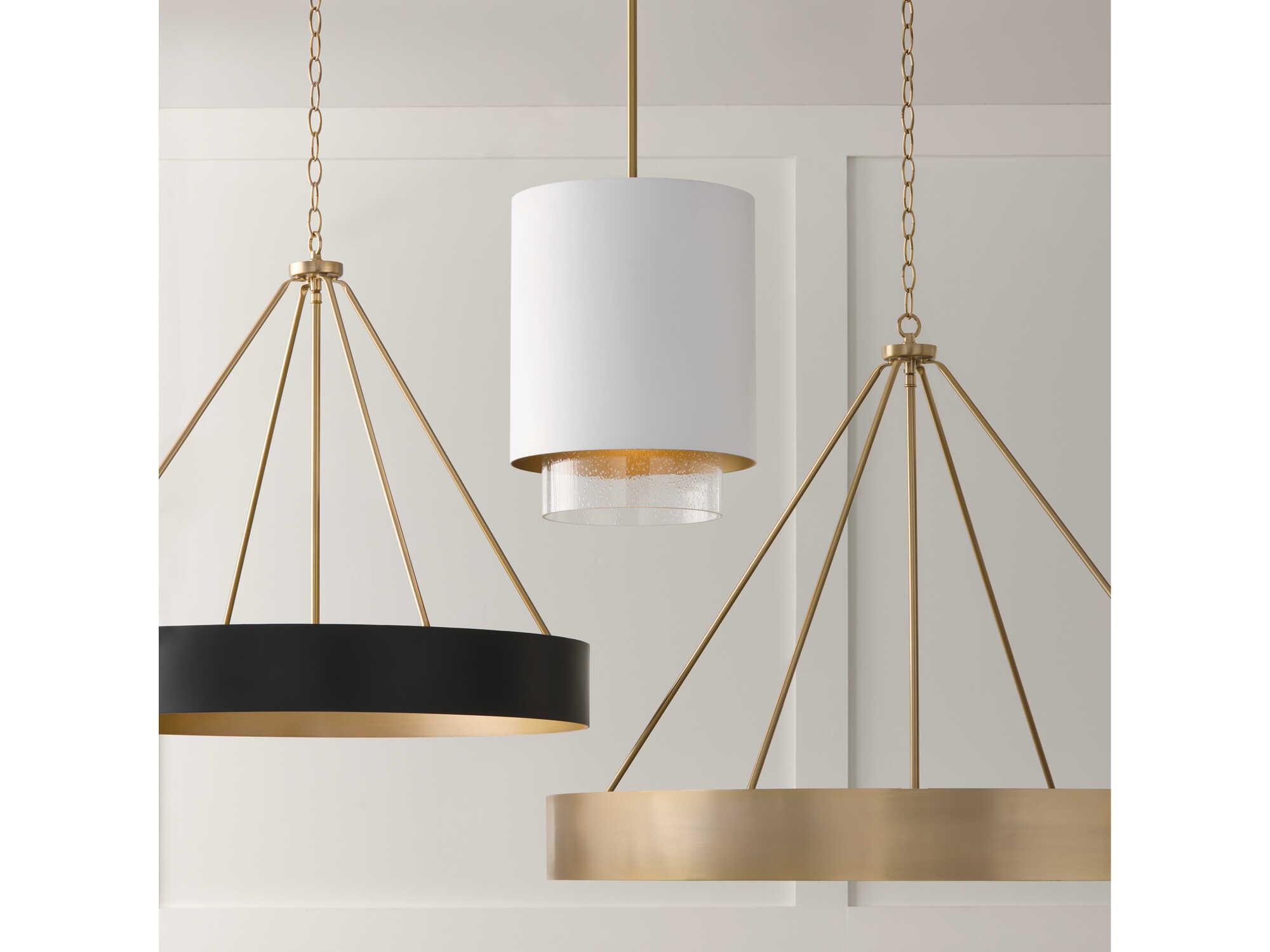 Capital Lighting Weller 6-Light Matte Brass Round Chandelier