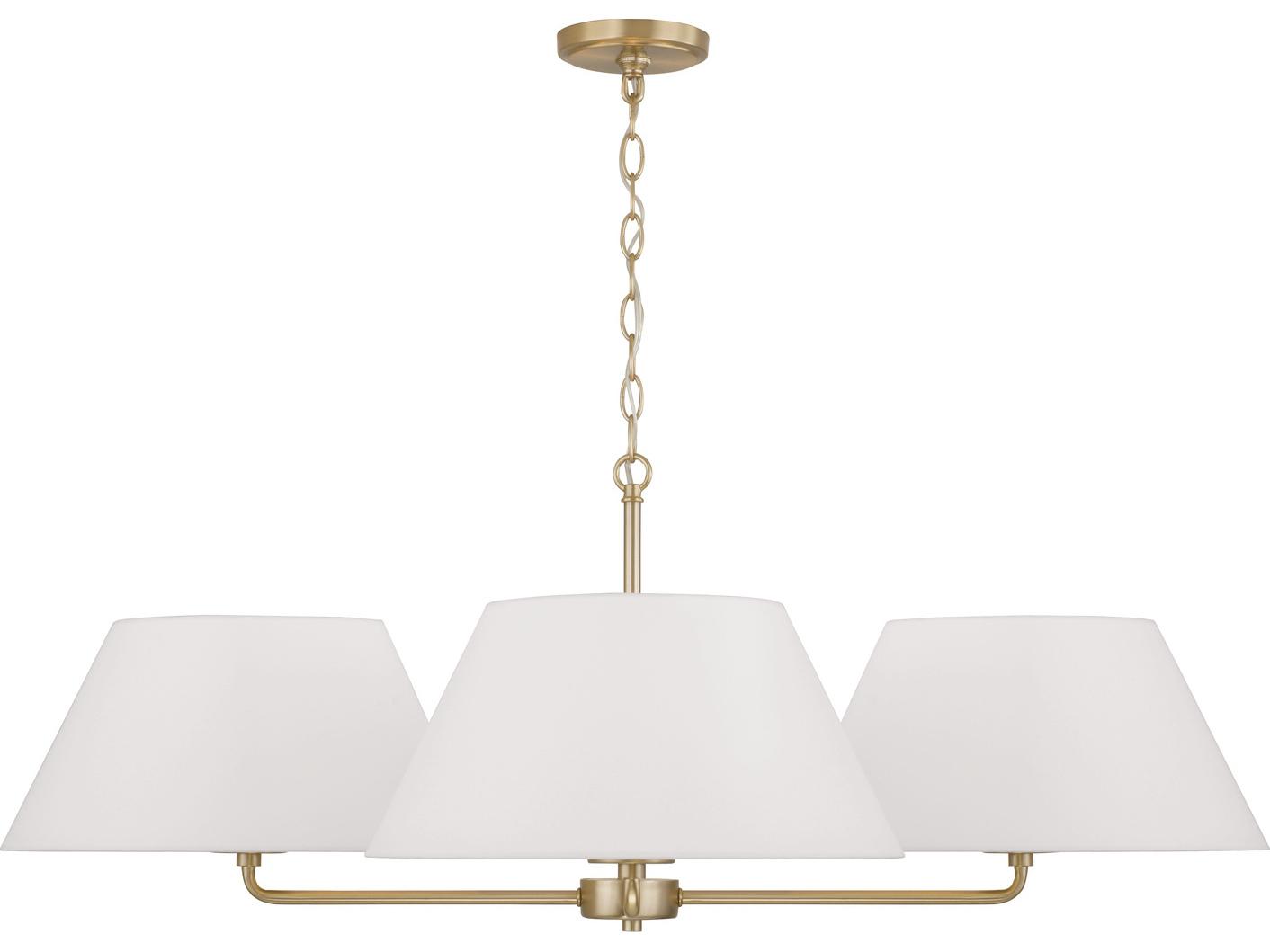 Capital Lighting Parson 4-Light Matte Brass Chandelier