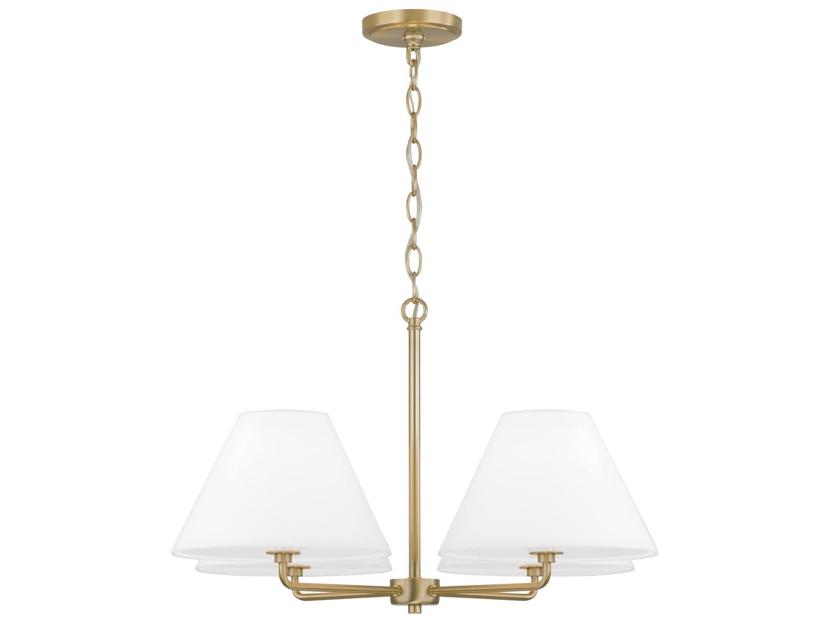 Capital Lighting Parson 4-Light Matte Brass Chandelier