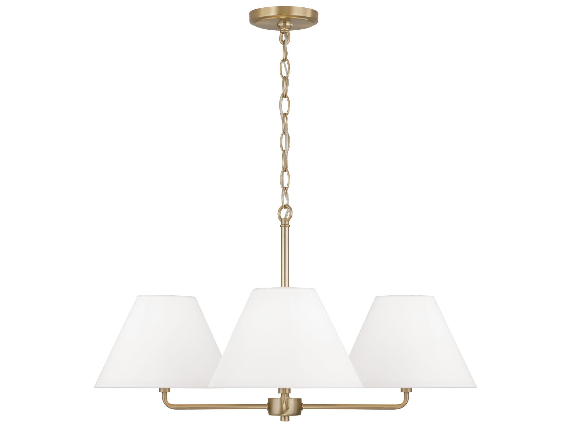 Capital Lighting Parson 4-Light Matte Brass Chandelier