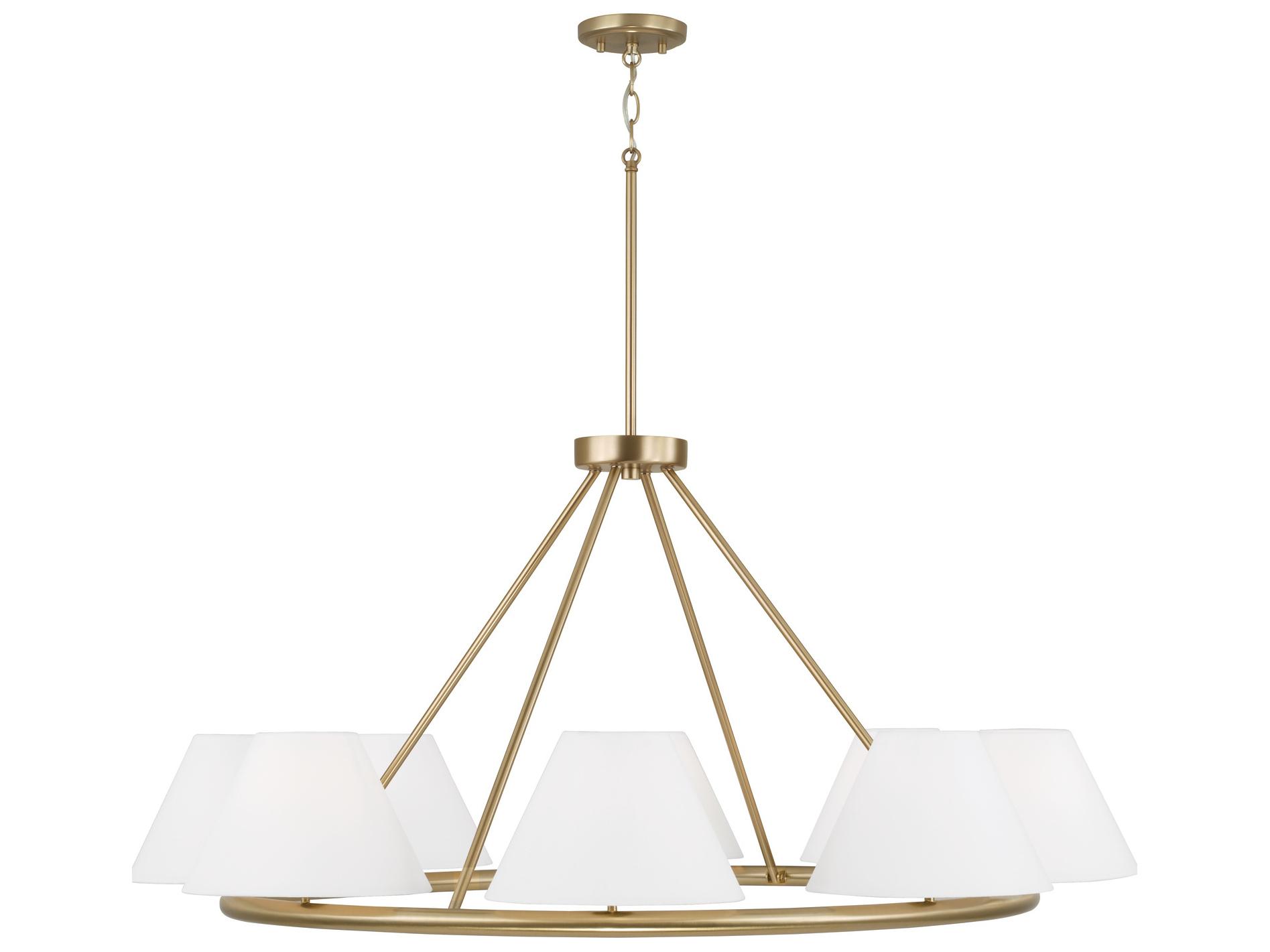 Capital Lighting Parson 8-Light Matte Brass Chandelier
