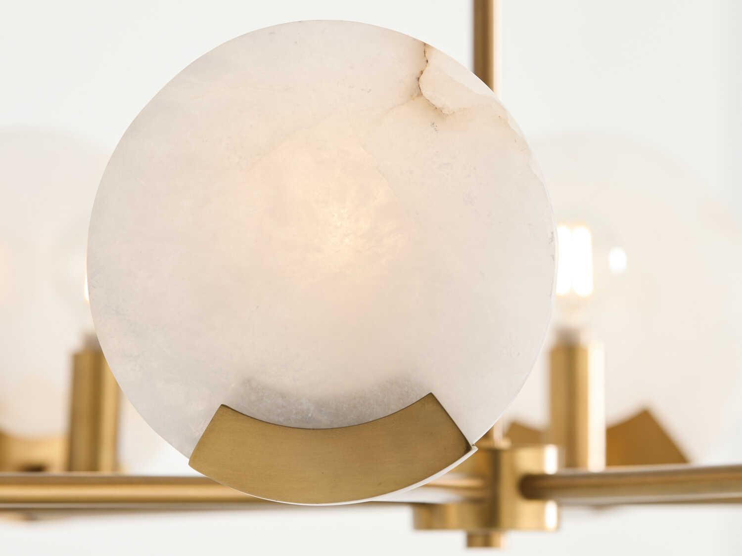 Capital Lighting Oriya 8-Light Aged Brass Round Chandelier