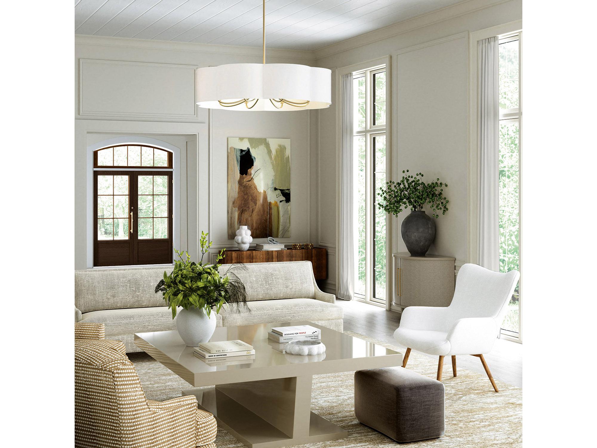 Capital Lighting Sabine 8-Light Matte Brass Chandelier