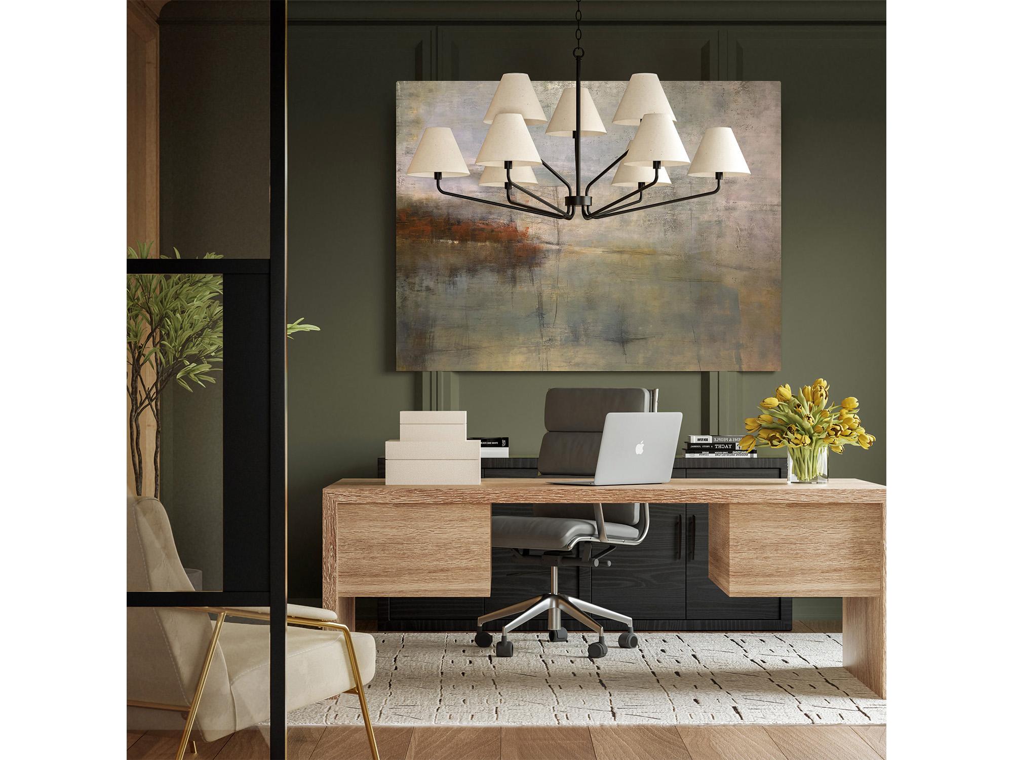 Capital Lighting Chadwick 9-Light Espresso Black Chandelier