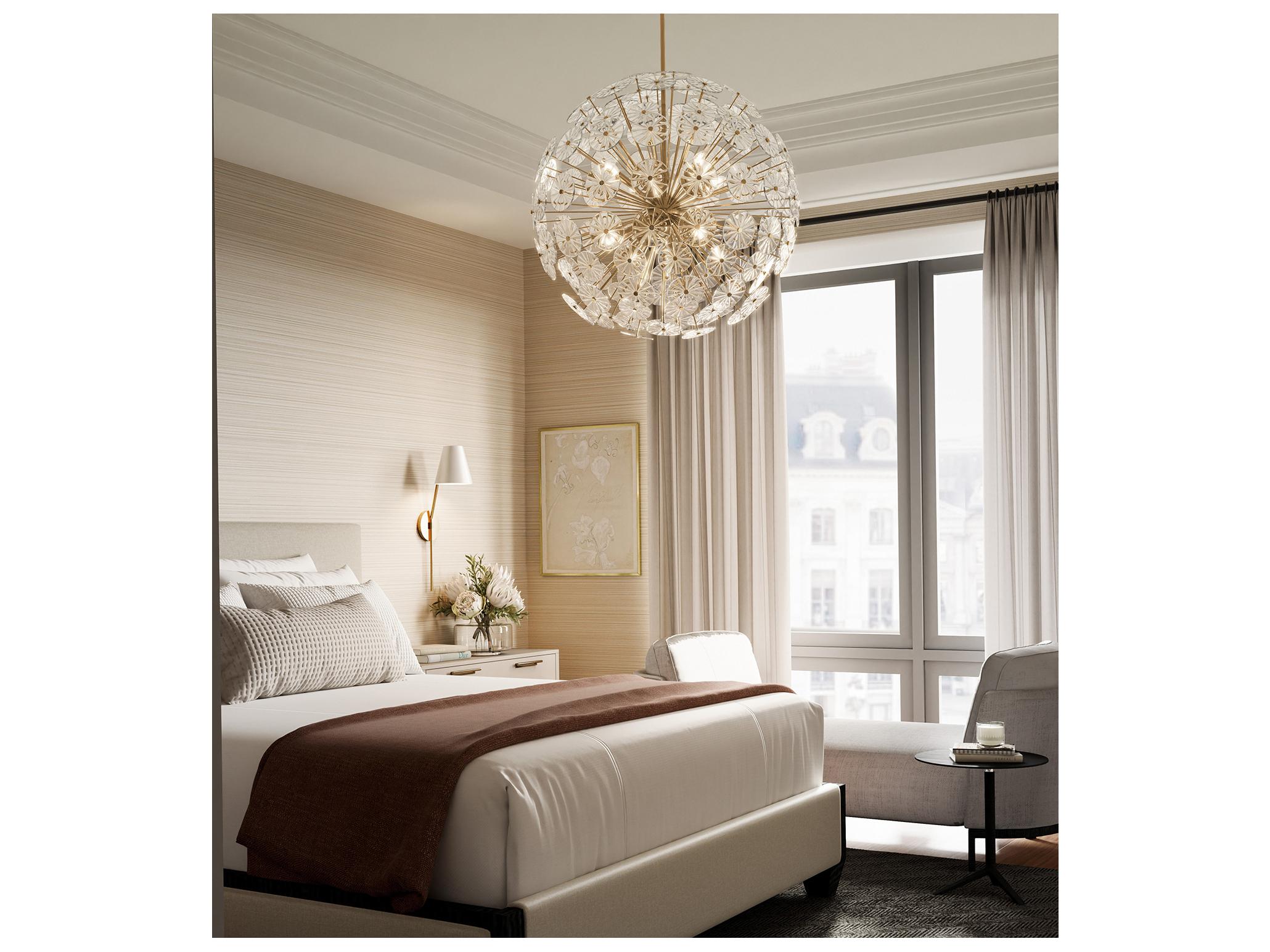 Capital Lighting Emelie 8-light Matte Brass Globe Geometric Pendant