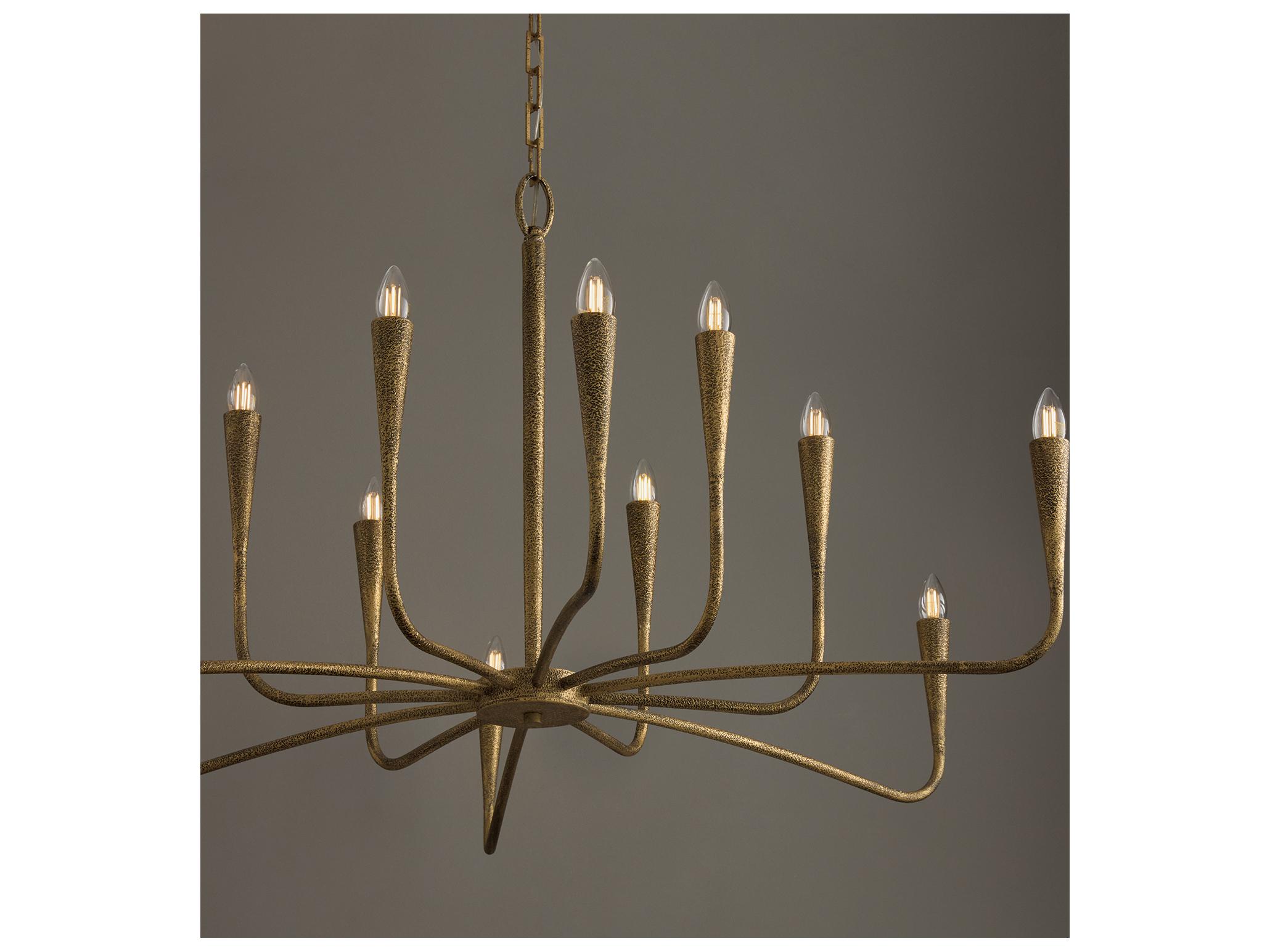 Capital Lighting Savari 12-light Artisan Gold Candelabra Chandelier