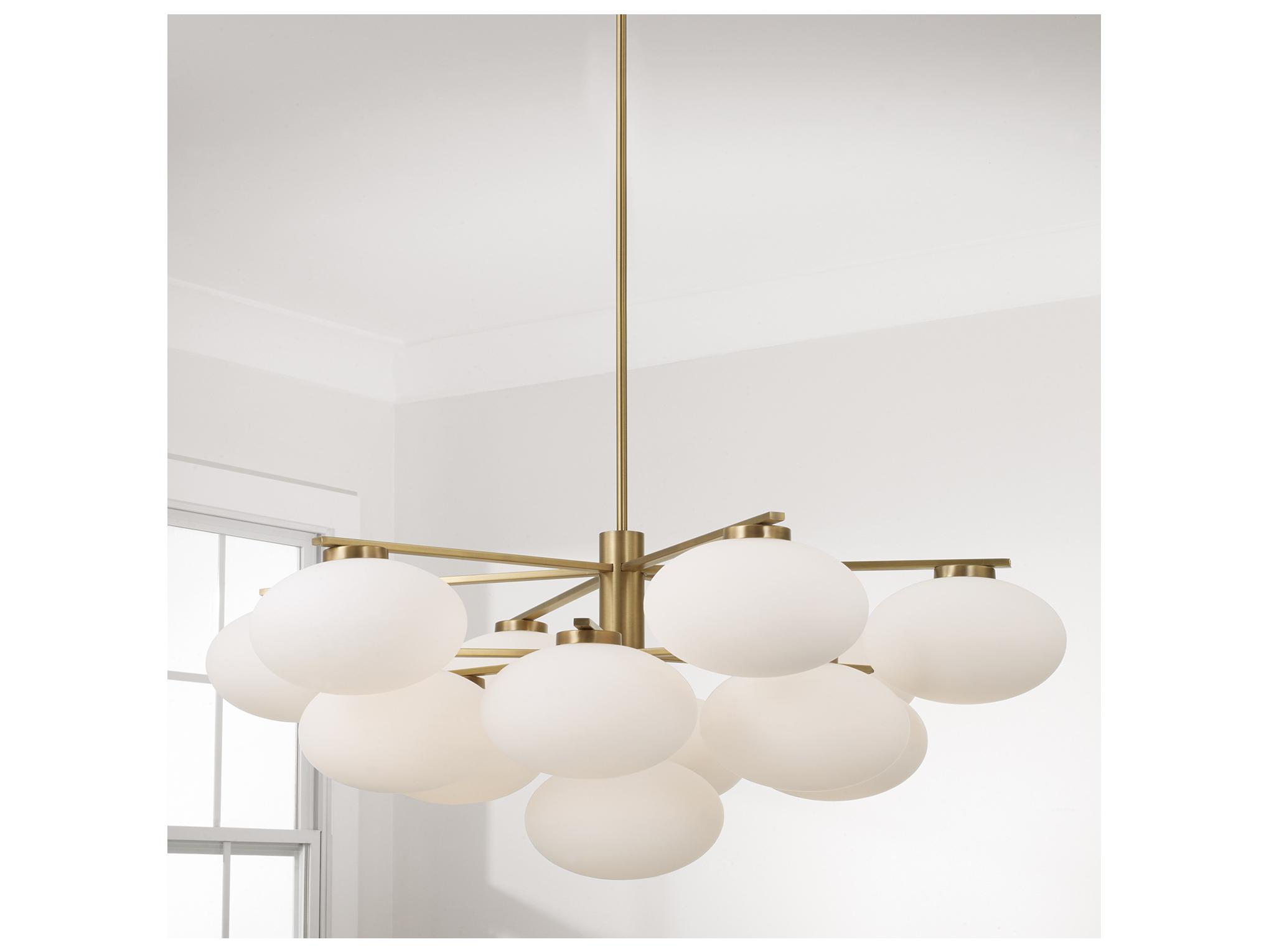 Capital Lighting Soren 13-light Aged Brass Globe Round Chandelier