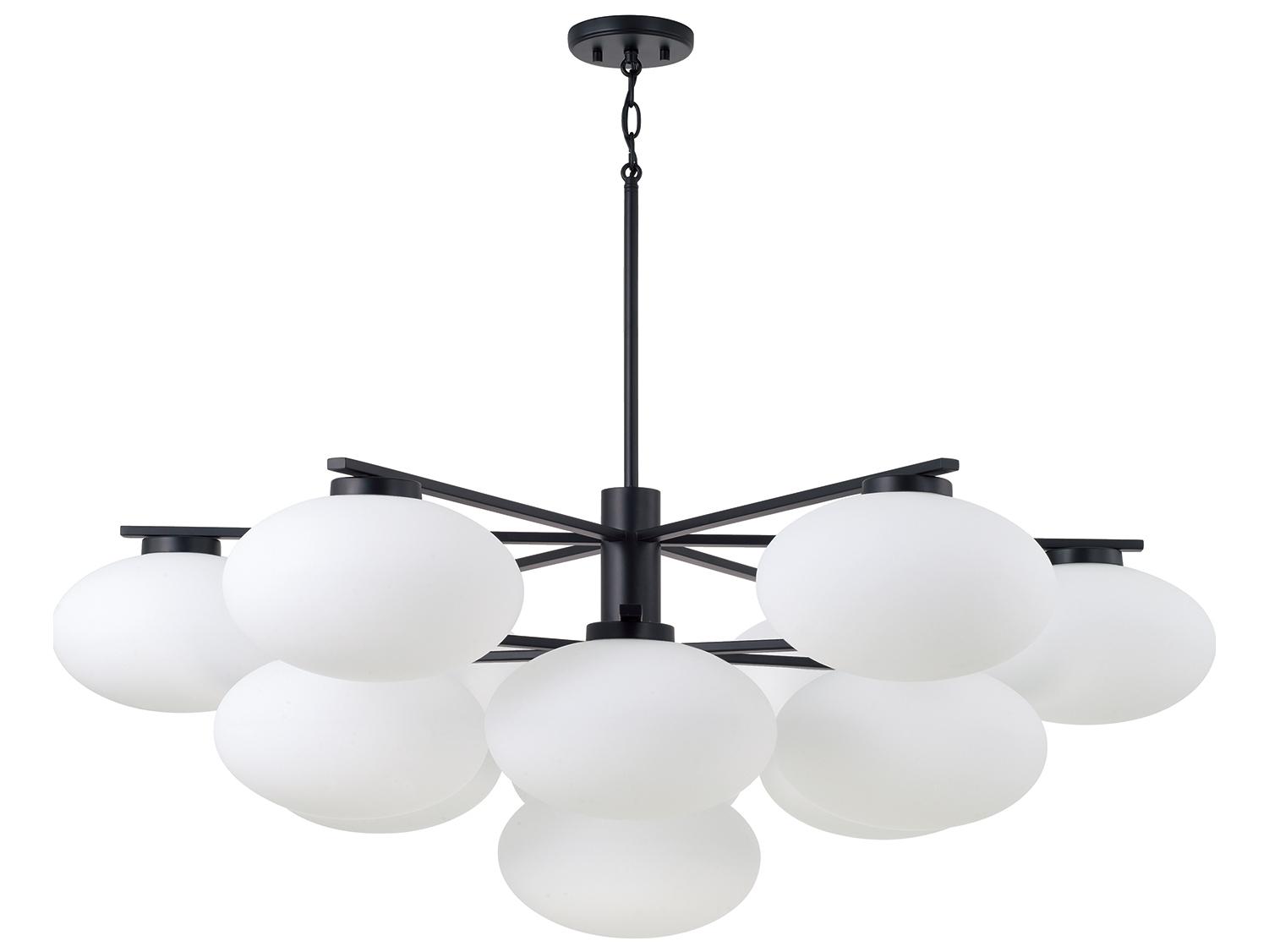 Capital Lighting Soren 13-light Matte Black Globe Round Chandelier