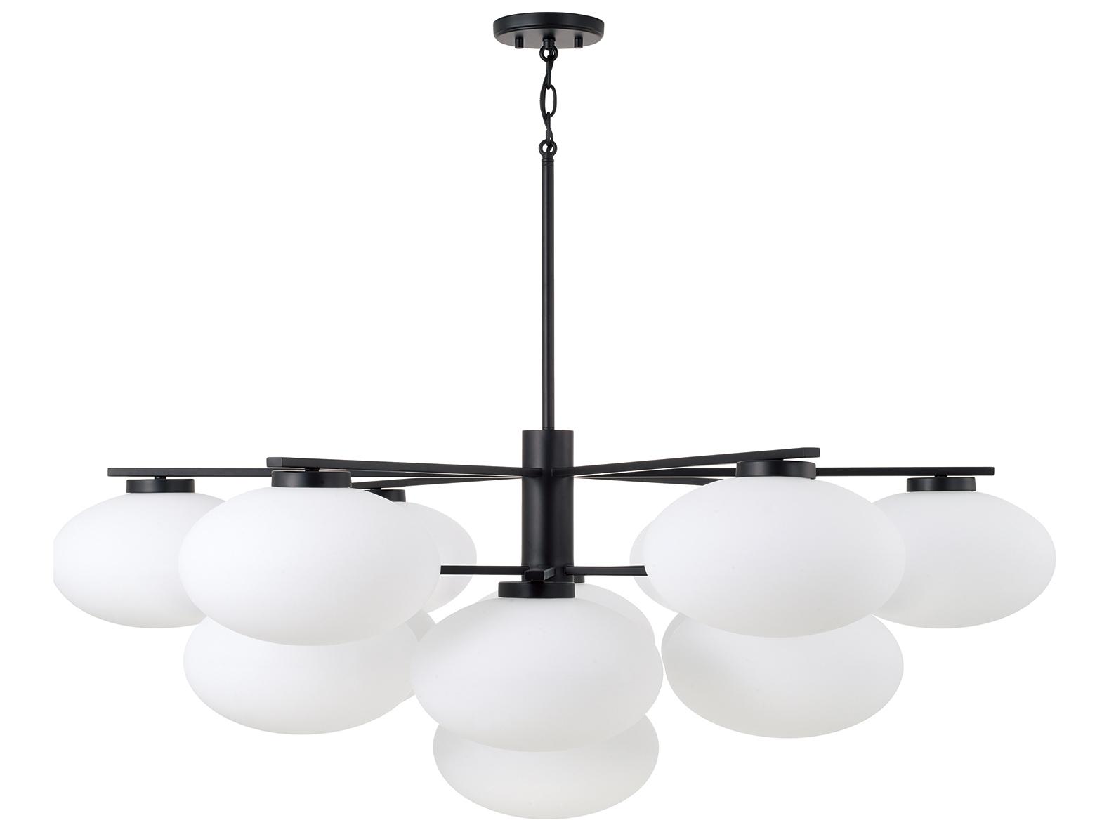 Capital Lighting Soren 13-light Matte Black Globe Round Chandelier