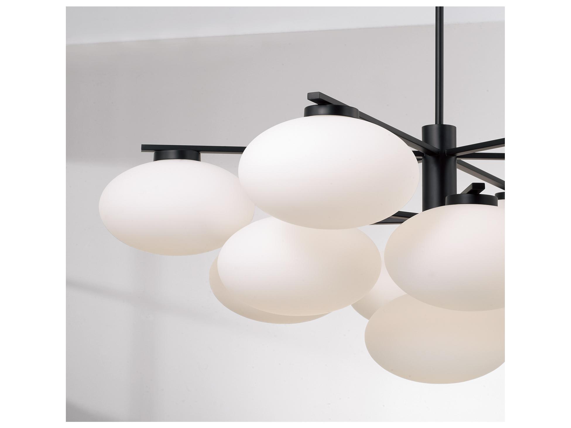 Capital Lighting Soren 13-light Matte Black Globe Round Chandelier