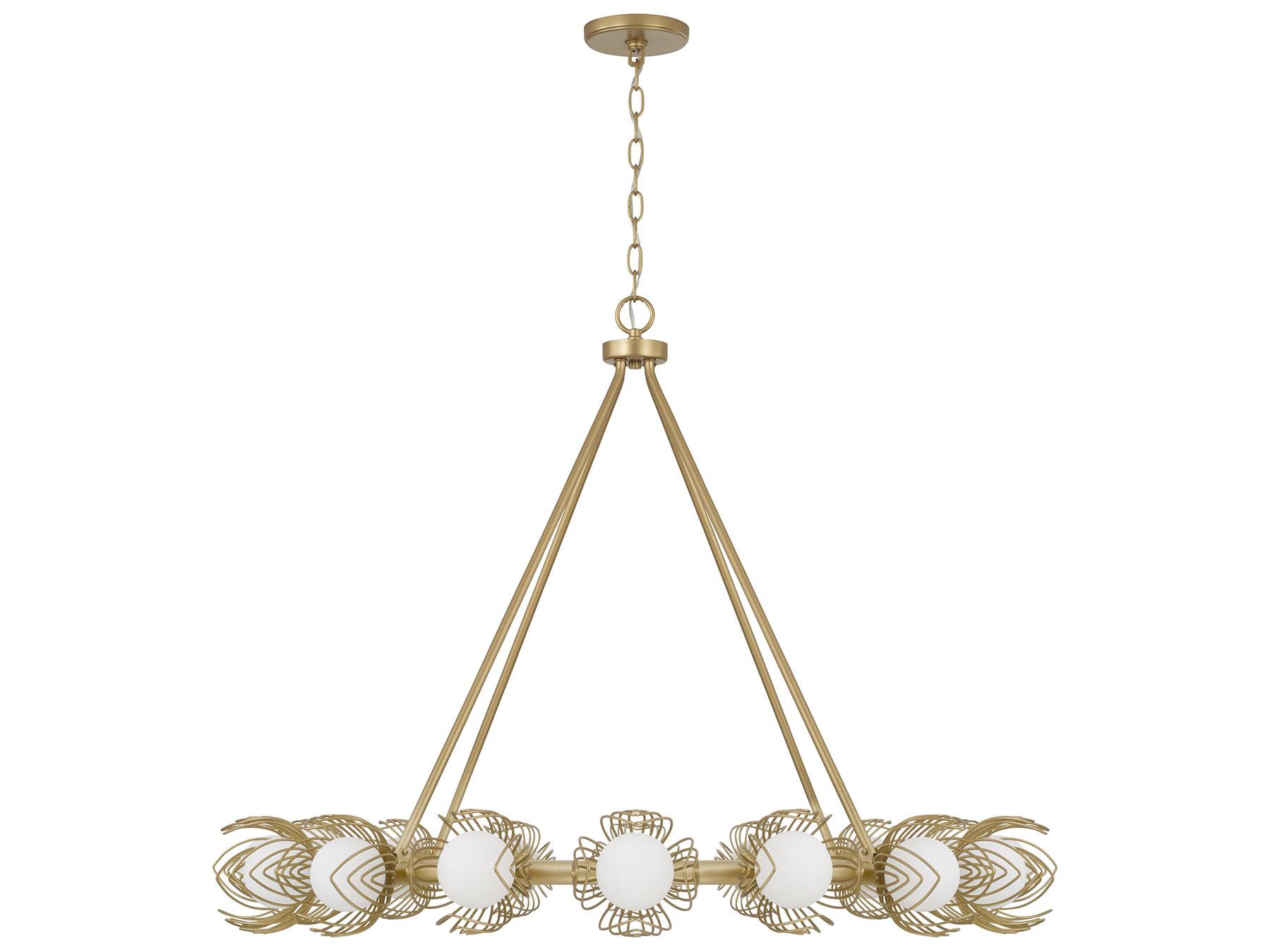 Capital Lighting Flora 16-light Buffed Gold Globe Round Chandelier