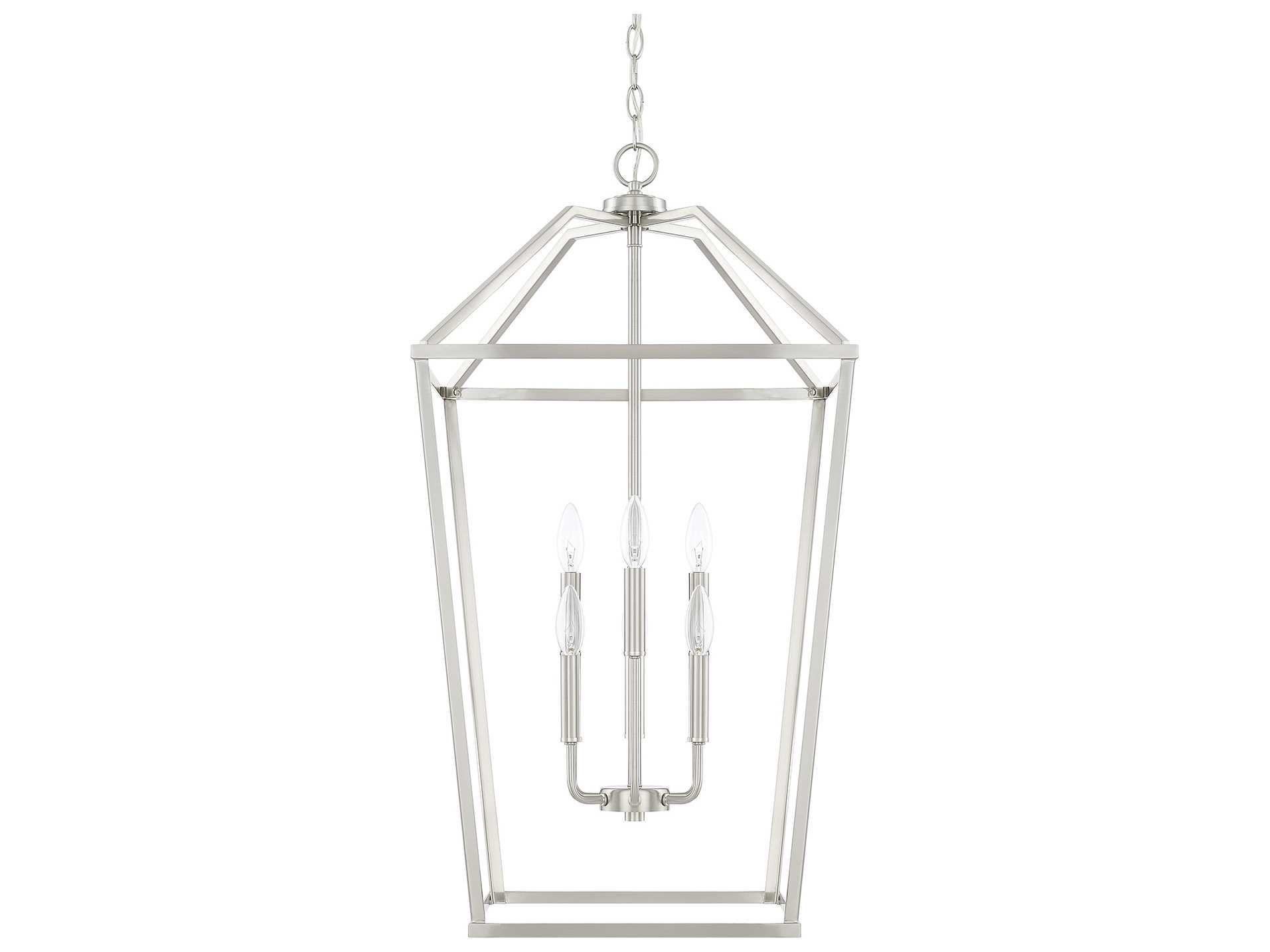 Capital Lighting Birch 6-Light Brushed Nickel Pendant