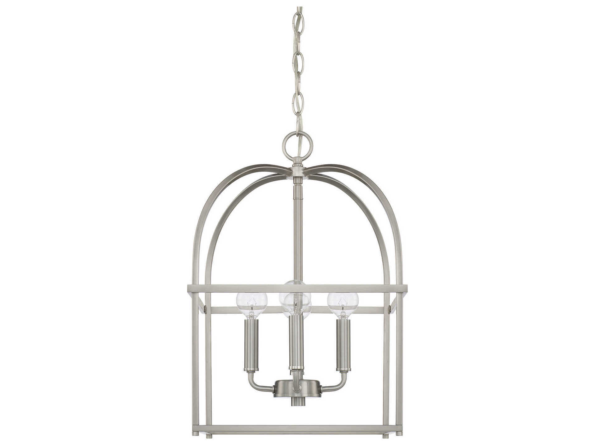 Capital Lighting Aubrey 4-Light Brushed Nickel Mini Pendant
