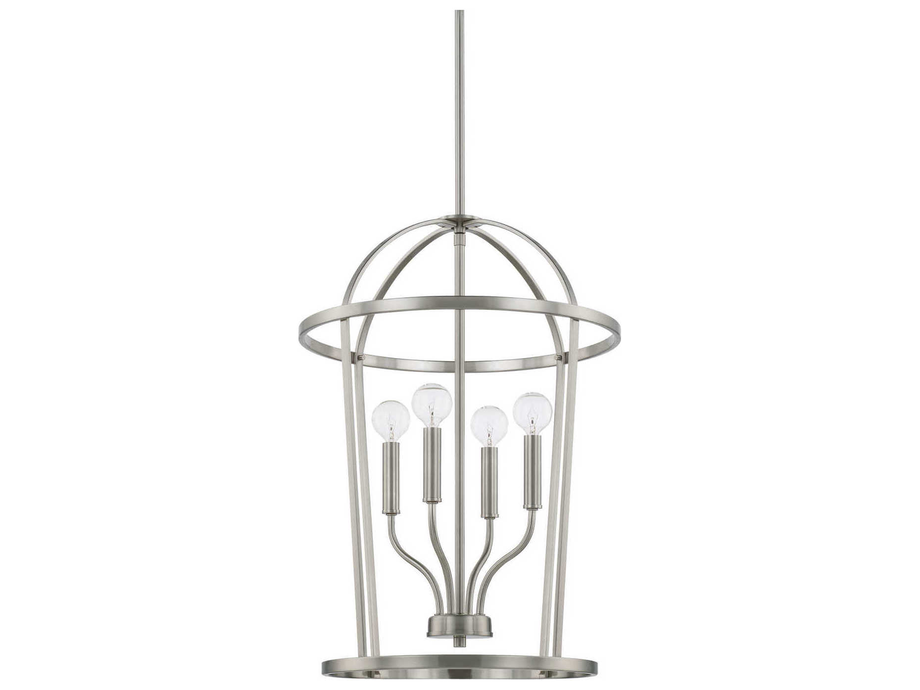 Capital Lighting Greyson 4-Light Brushed Nickel Pendant