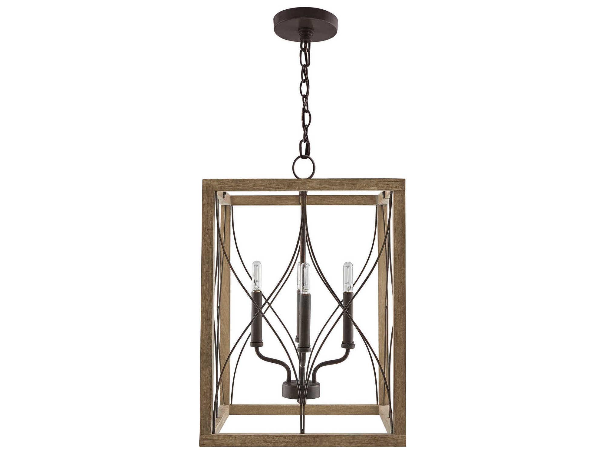 Capital Lighting Tybee 4-Light Nordic Grey Candelabra Chandelier