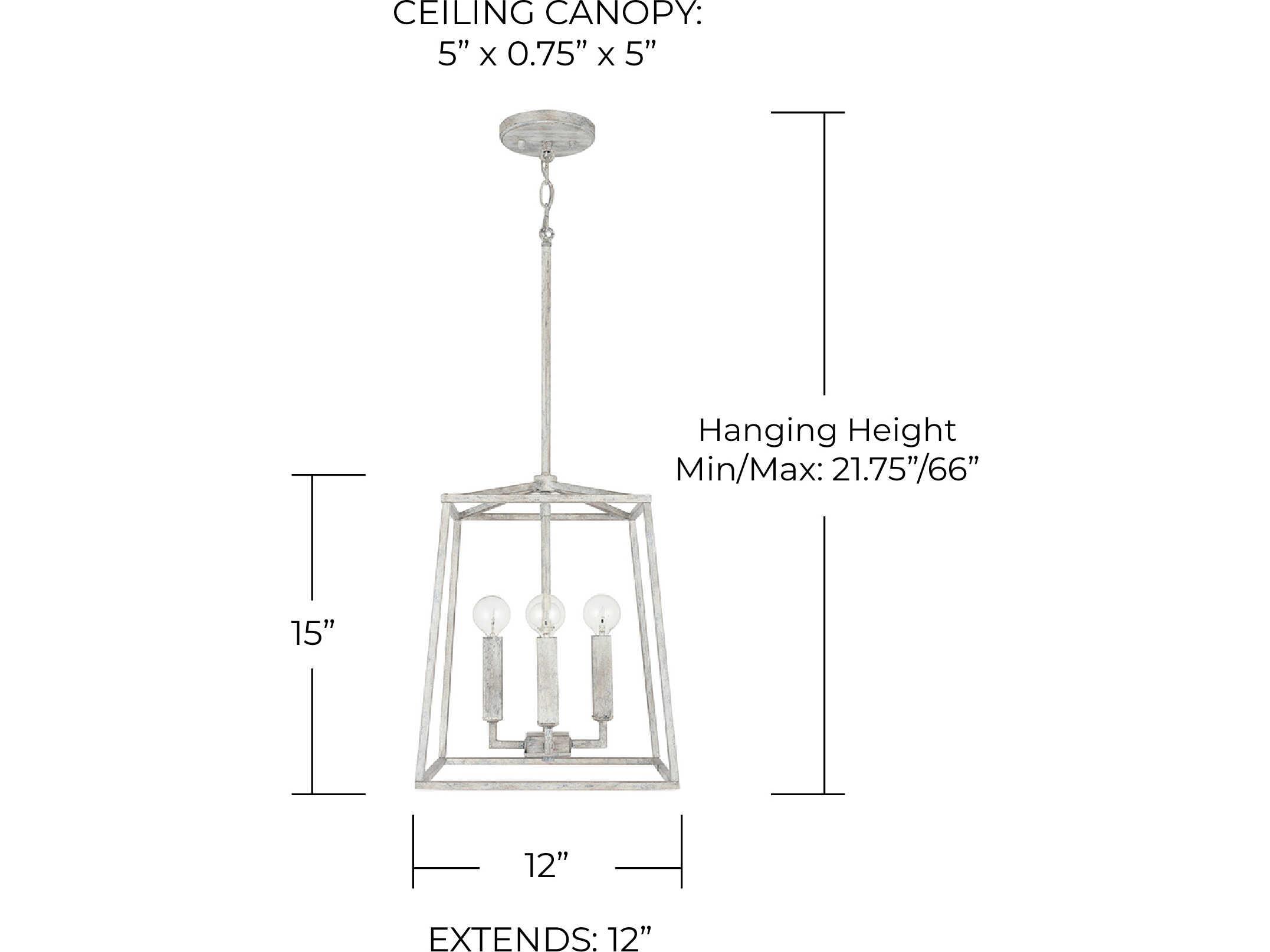 Capital Lighting Thea 4-Light Mystic Sand Off White Candelabra Chandelier