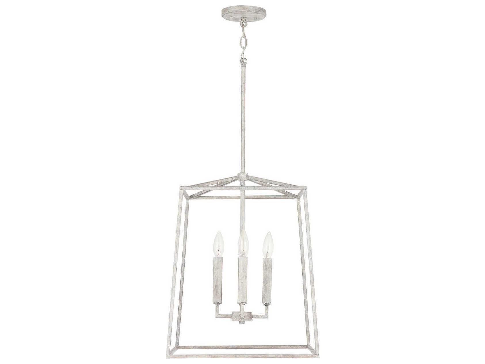 Capital Lighting Thea 4-Light Mystic Sand Off White Candelabra Chandelier