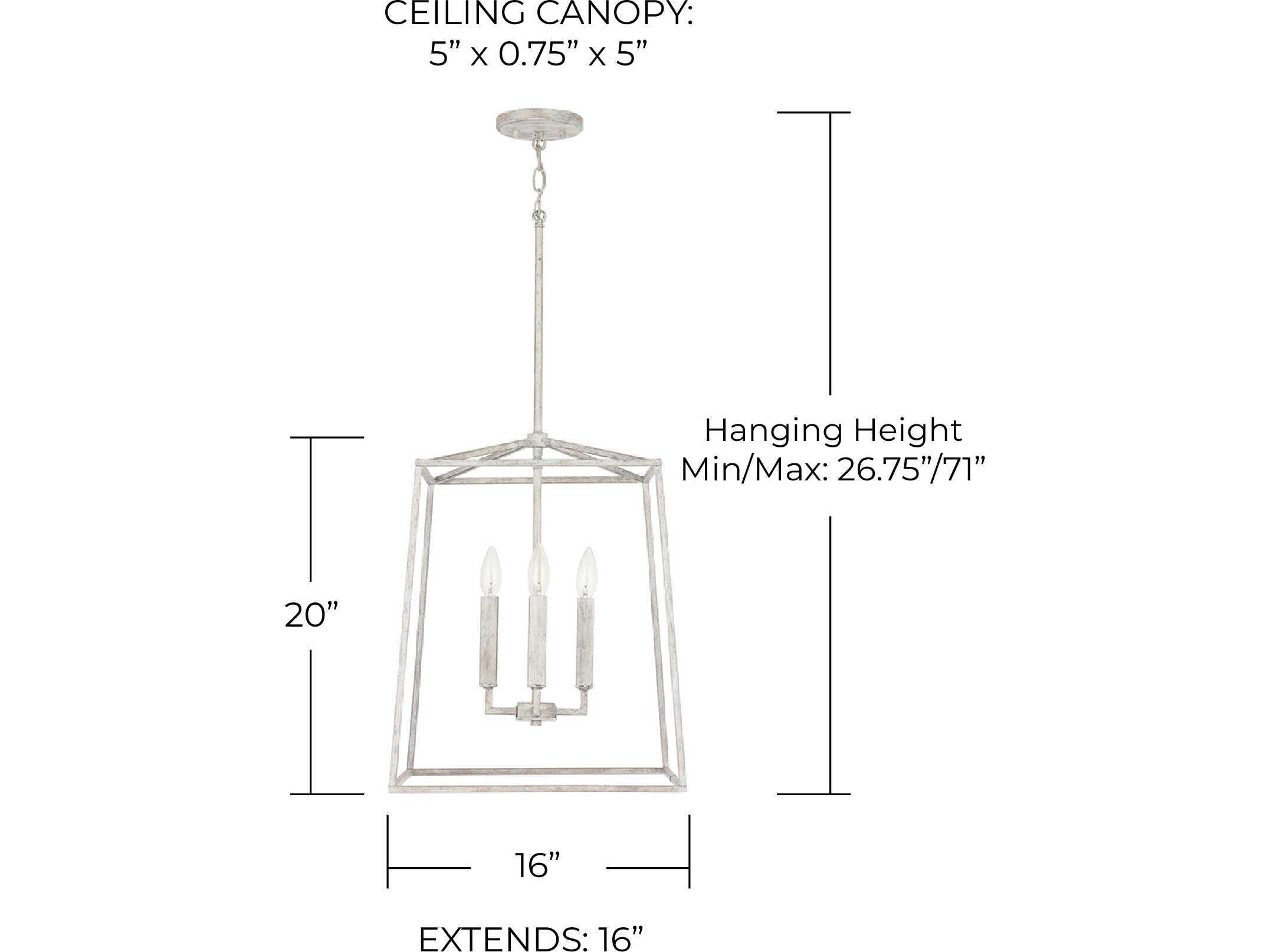 Capital Lighting Thea 4-Light Mystic Sand Off White Candelabra Chandelier
