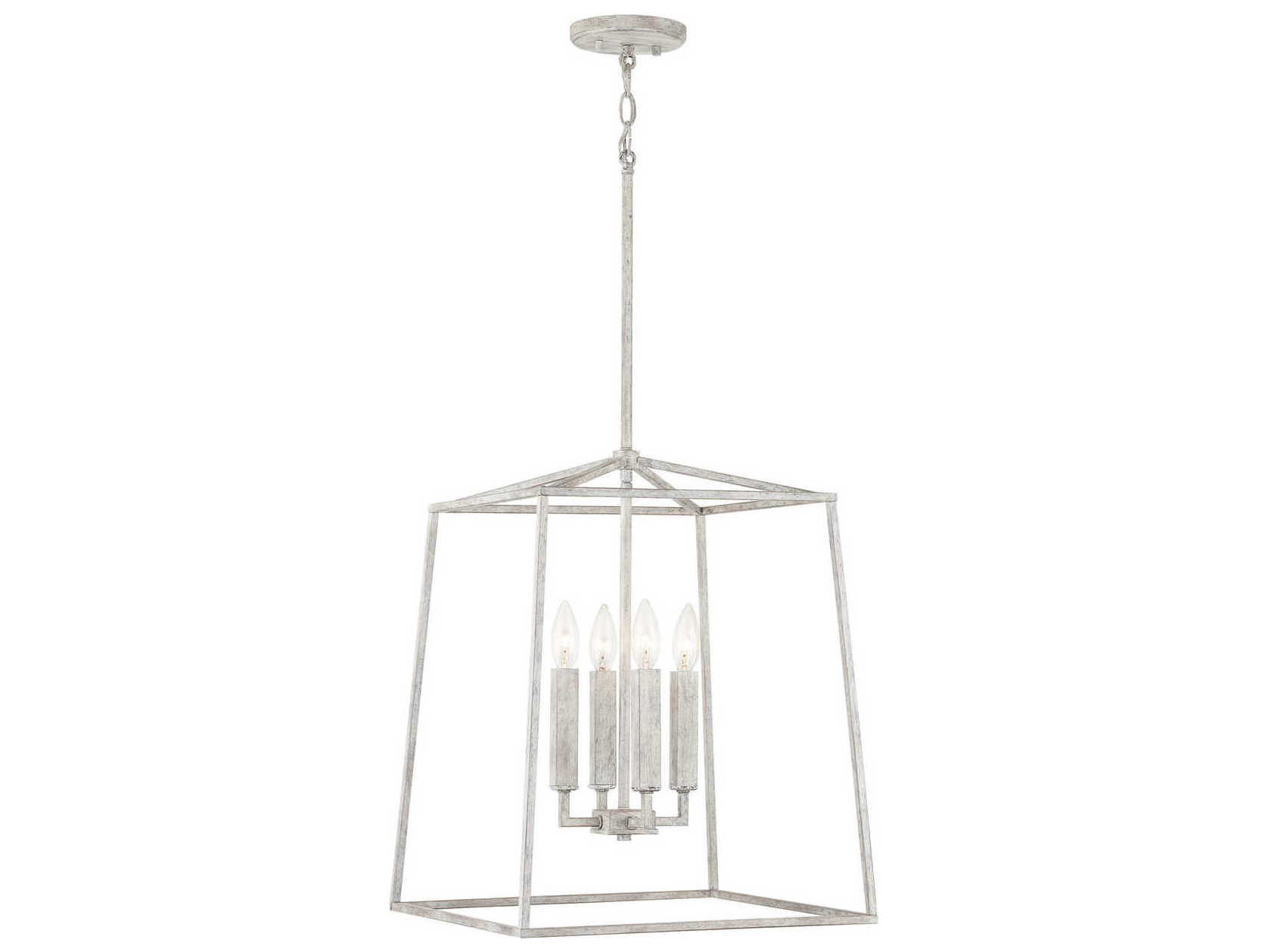 Capital Lighting Thea 4-Light Mystic Sand Off White Candelabra Chandelier