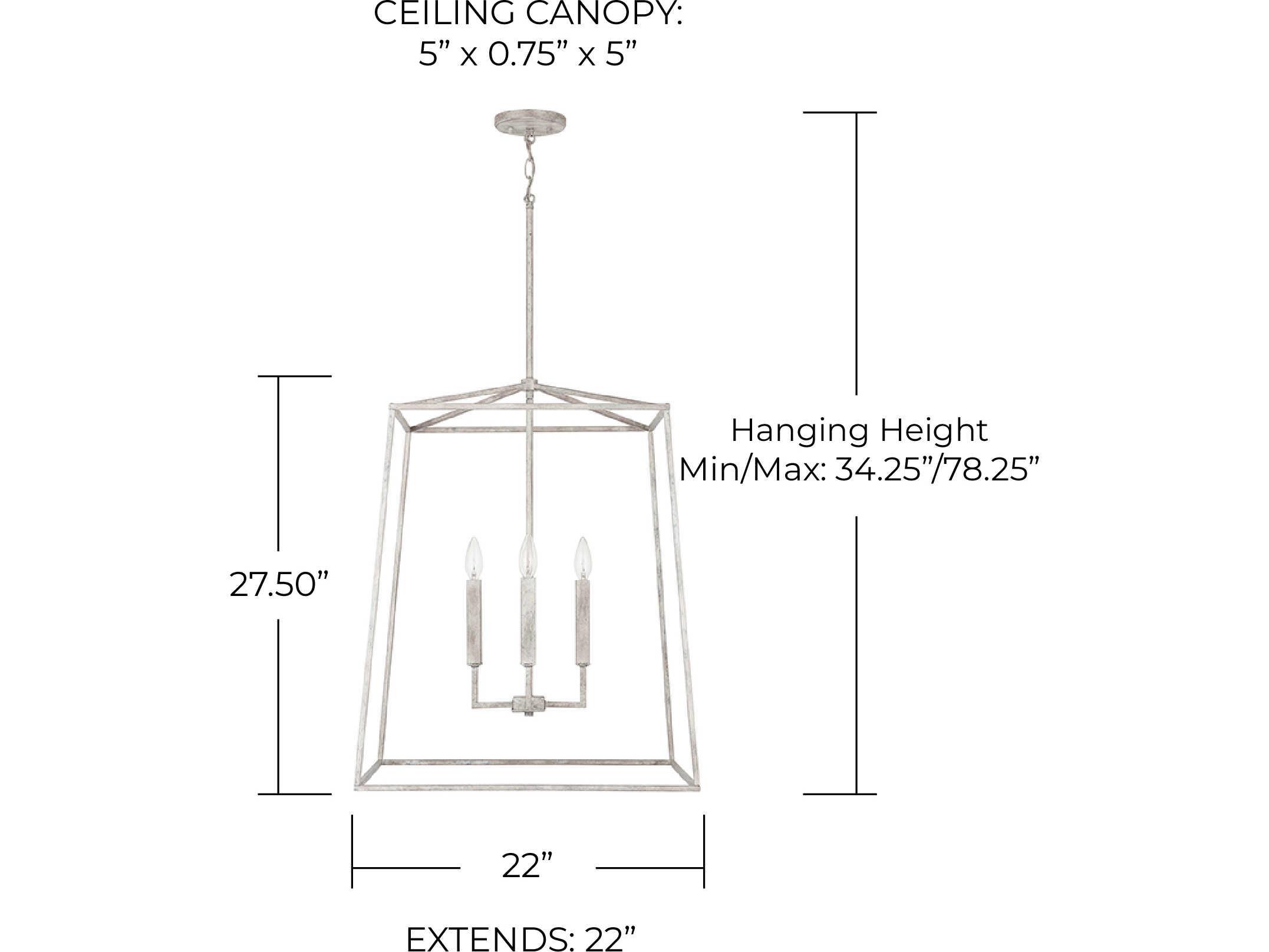 Capital Lighting Thea 4-Light Mystic Sand Off White Candelabra Chandelier