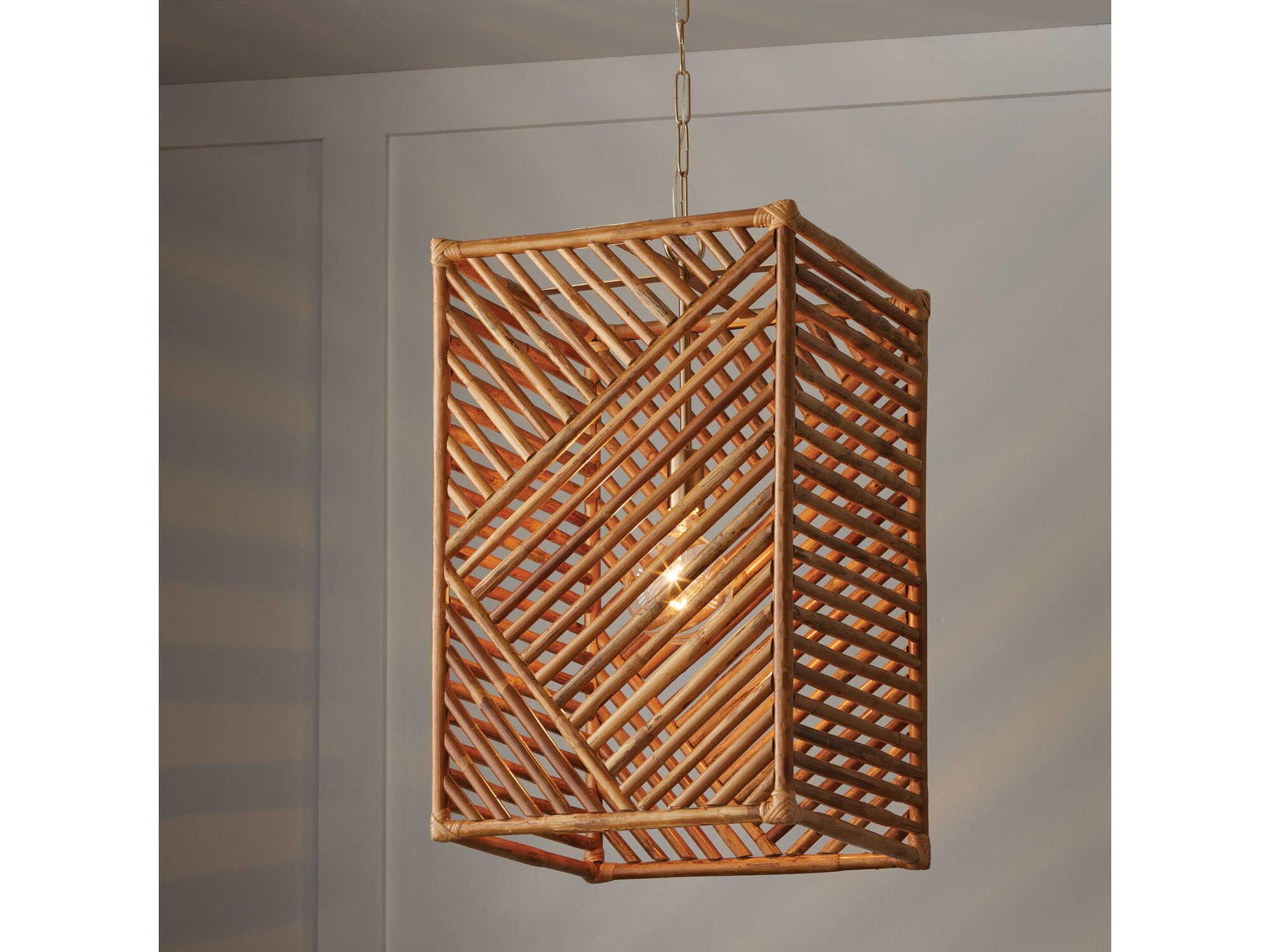 Capital Lighting Soleil 1-Light Matte Brass Brown Geometric Pendant