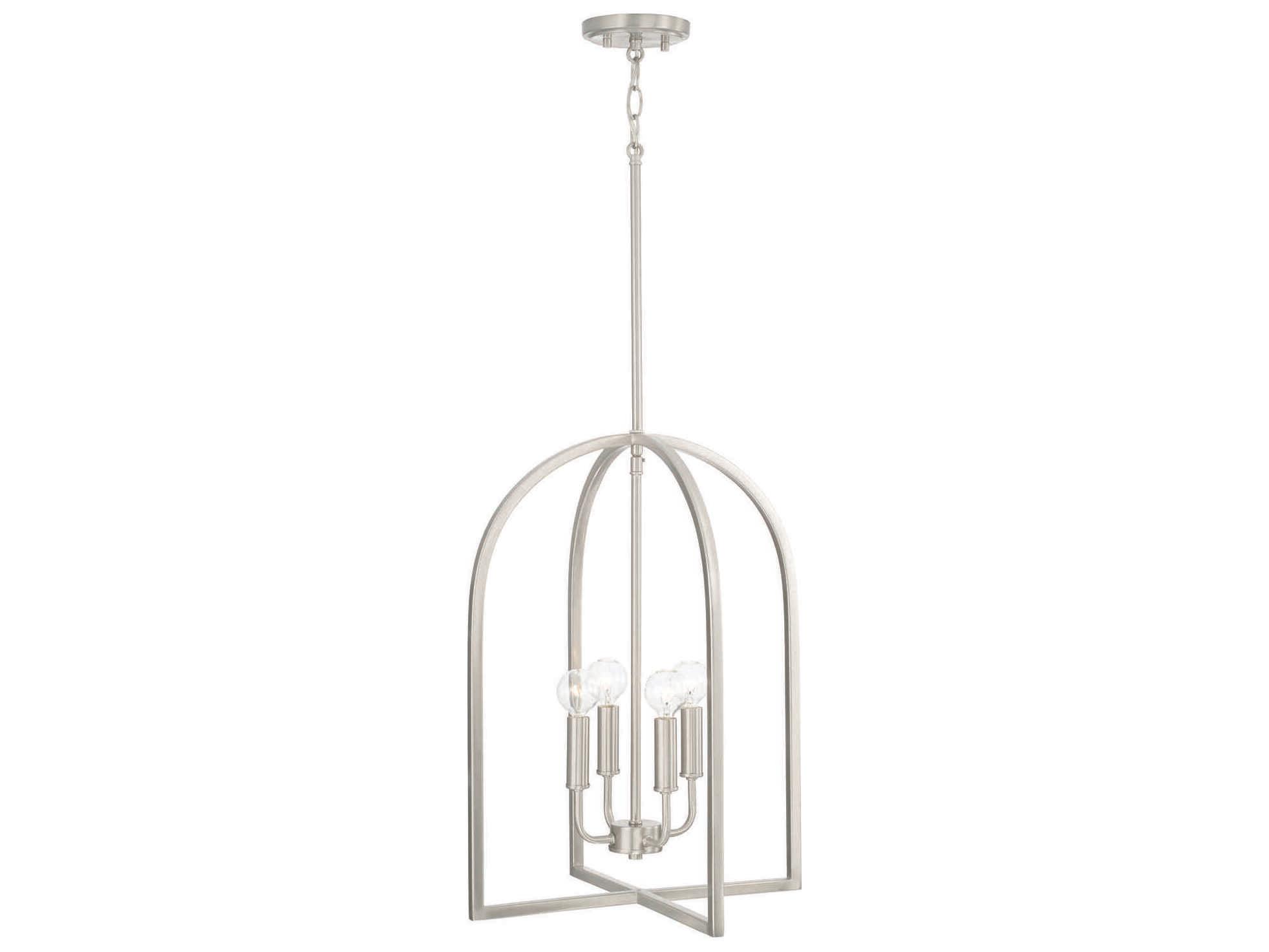 Capital Lighting Lawson 4-Light Brushed Nickel Pendant