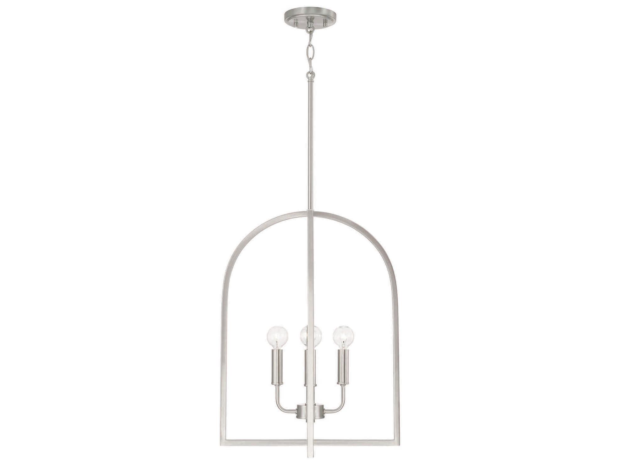 Capital Lighting Lawson 4-Light Brushed Nickel Pendant
